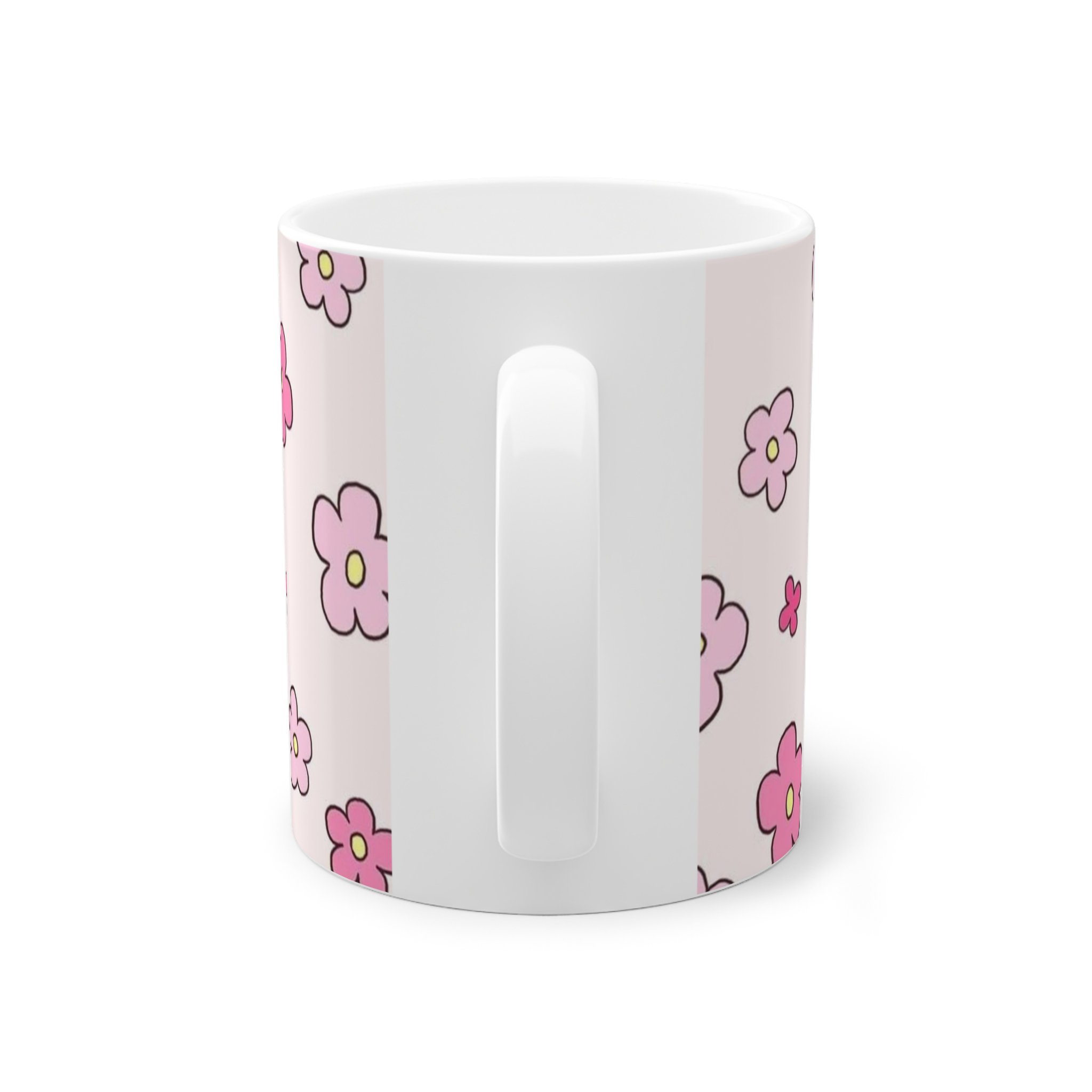 ماگpinki flowerنمای پشت3