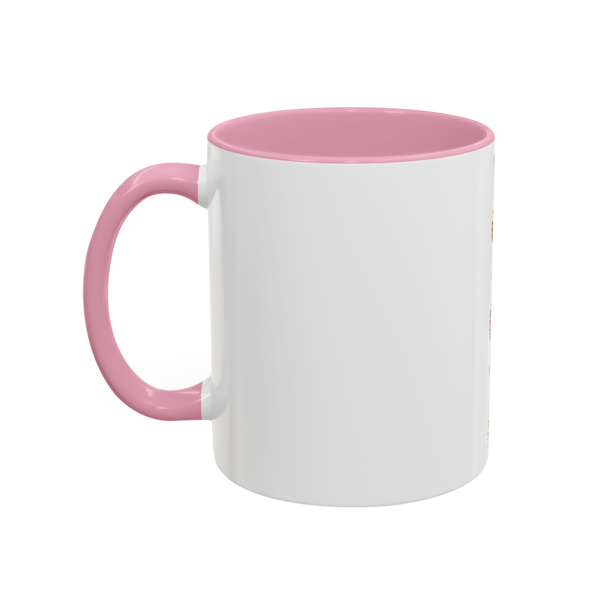 لیوان طرح cafecitoنمای چپ - رنگ صورتی1