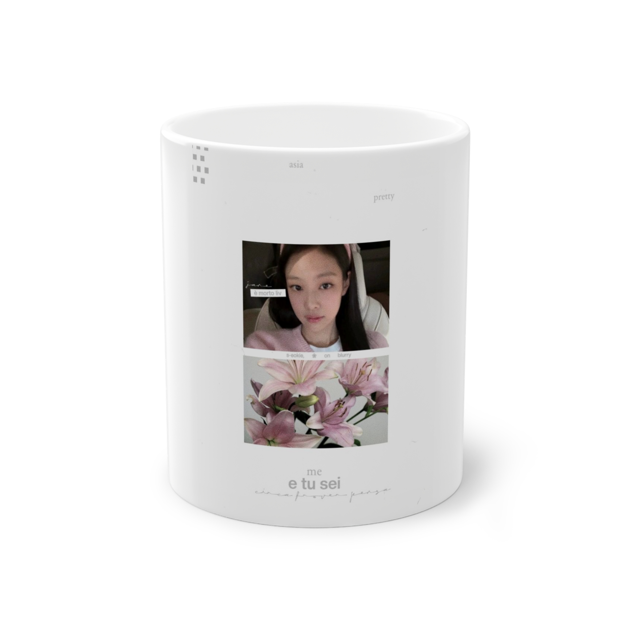 ماگ طرح Jennie 🎀نمای روبرو1
