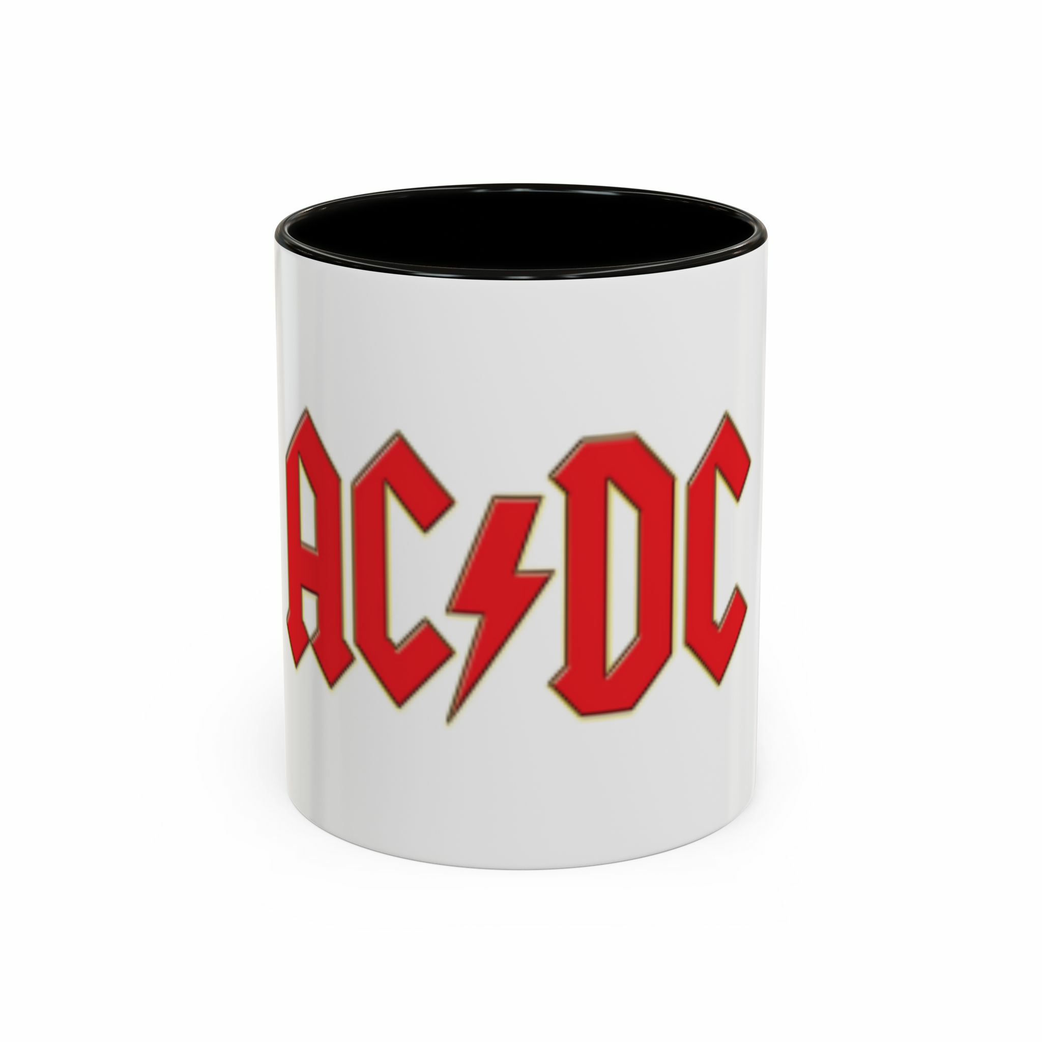 ماگ AC/DCنمای روبرو - رنگ مشکی