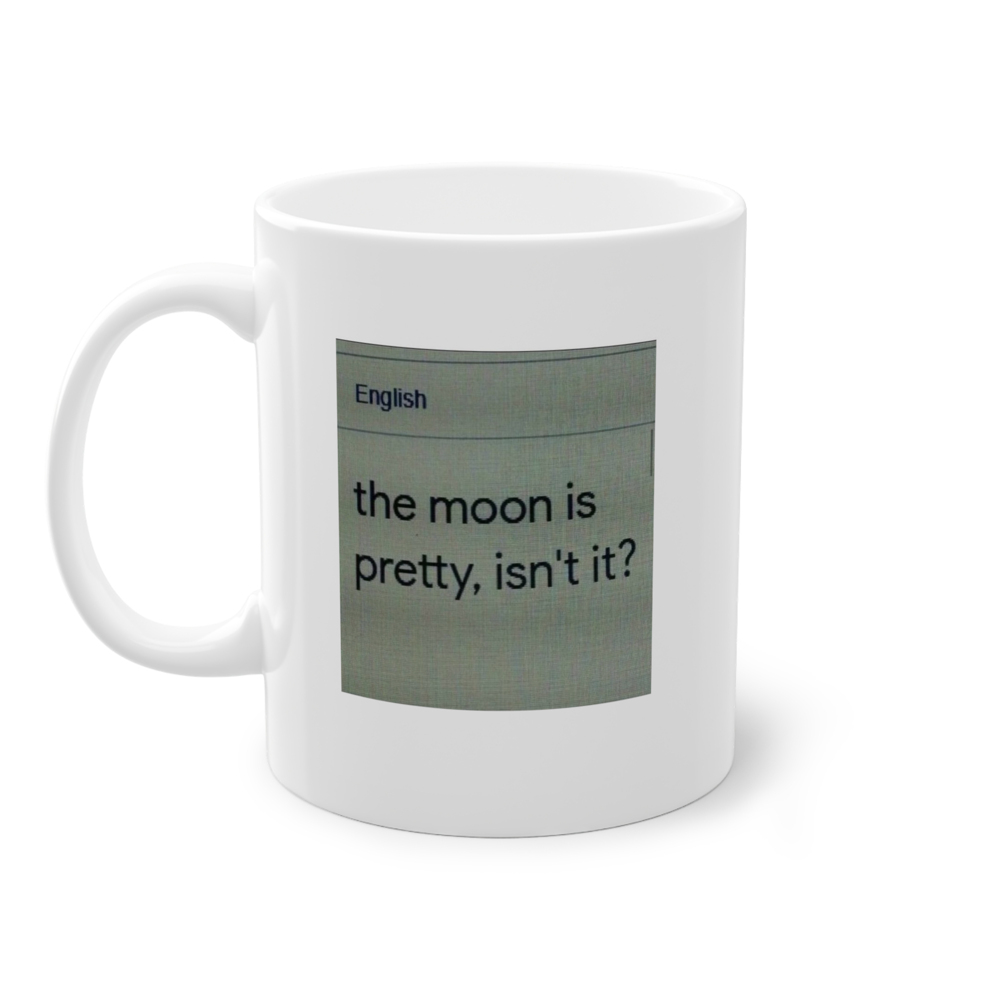 moon is pretty isn't it?نمای چپ