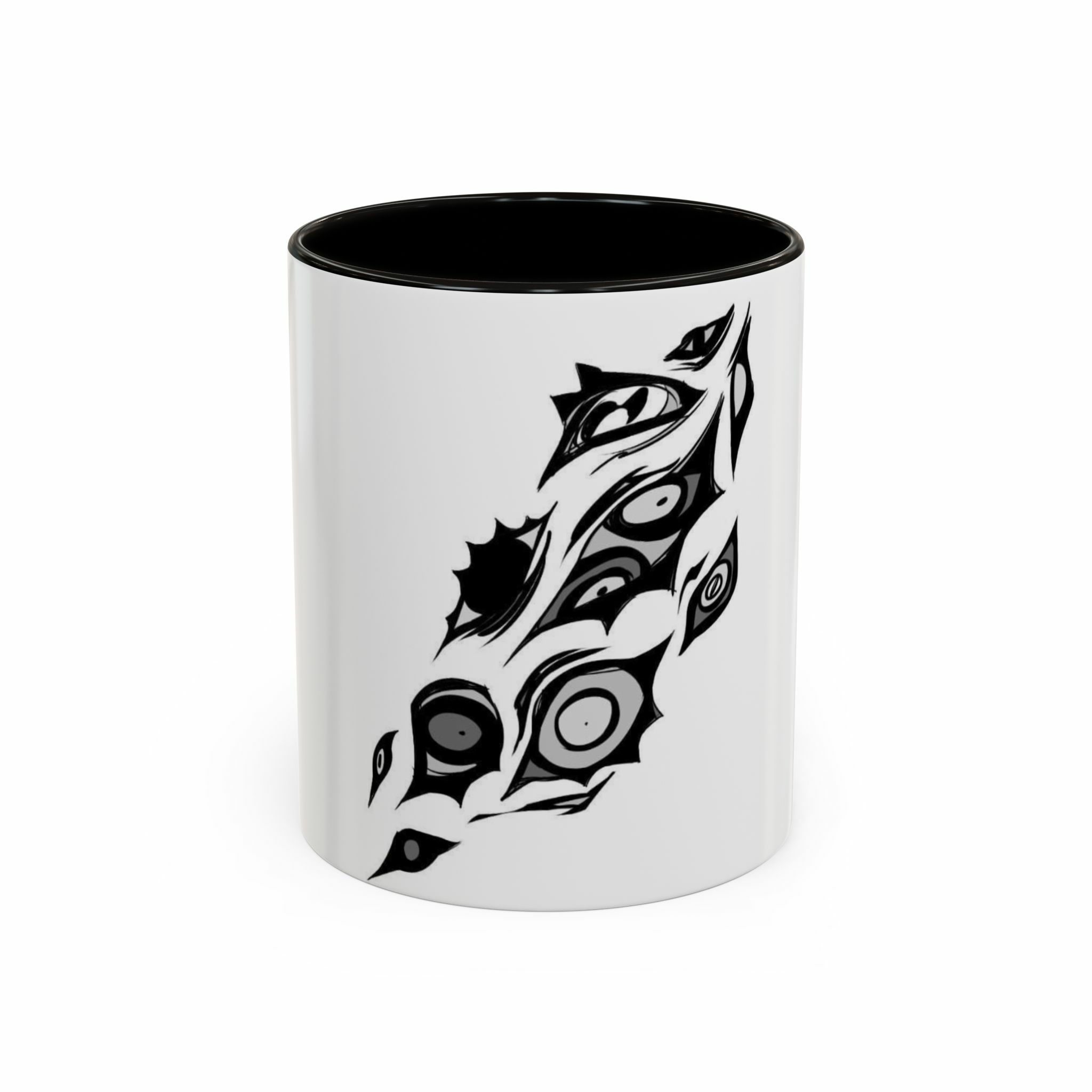 Eyes mugنمای روبرو - رنگ مشکی