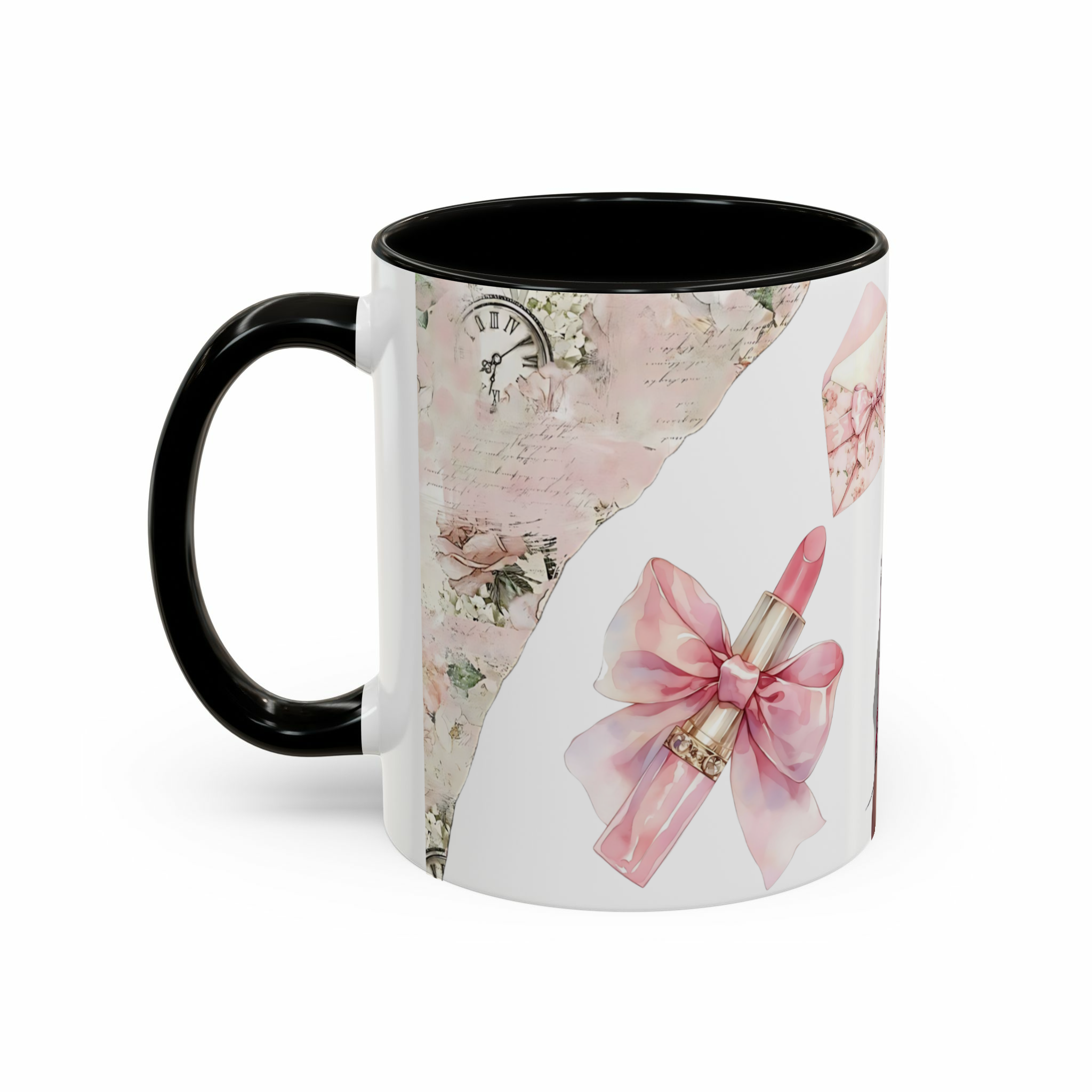 ماگ طرح سلنا گومز🌸نمای چپ - رنگ مشکی5