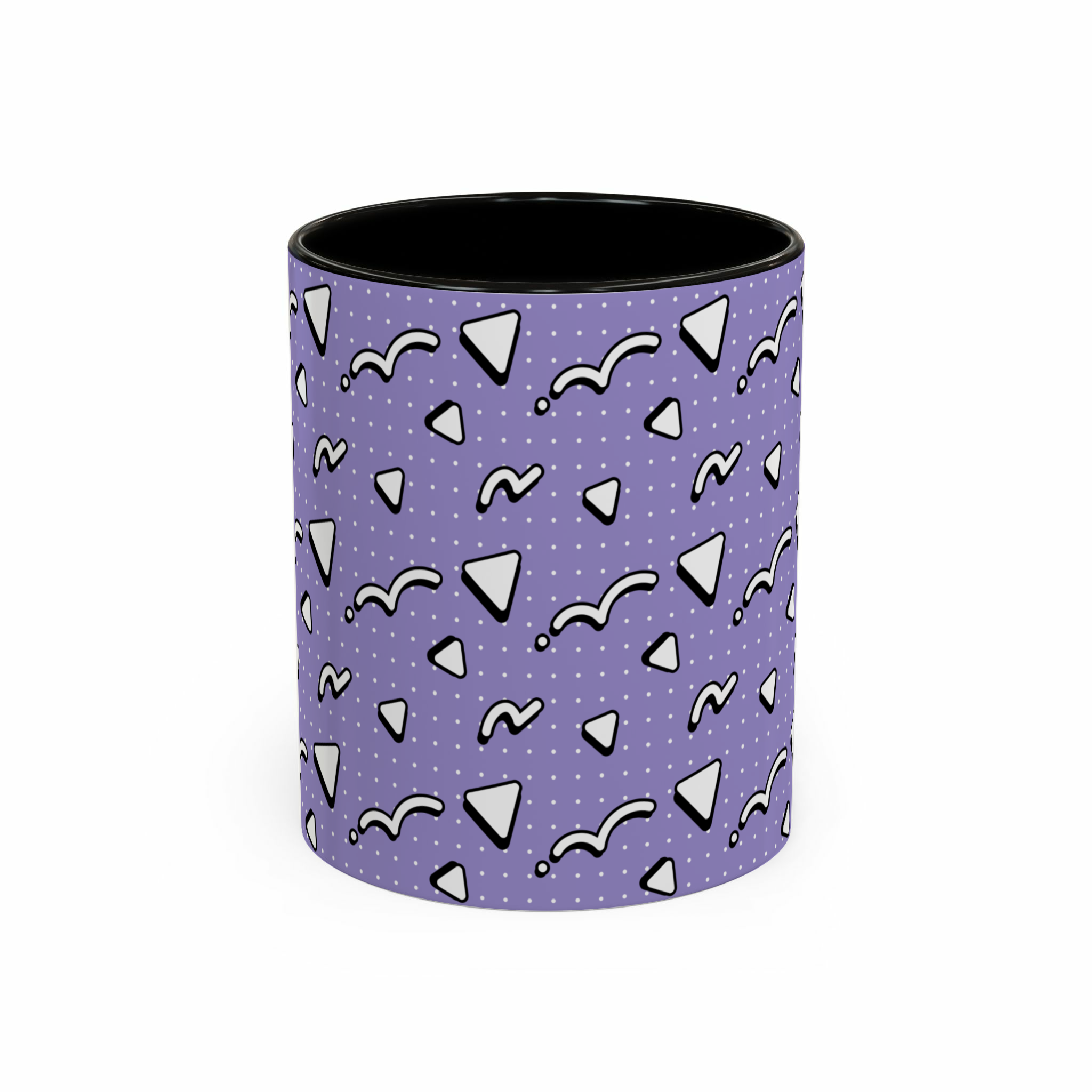 ماگ Purple candyنمای روبرو  - رنگ مشکی1