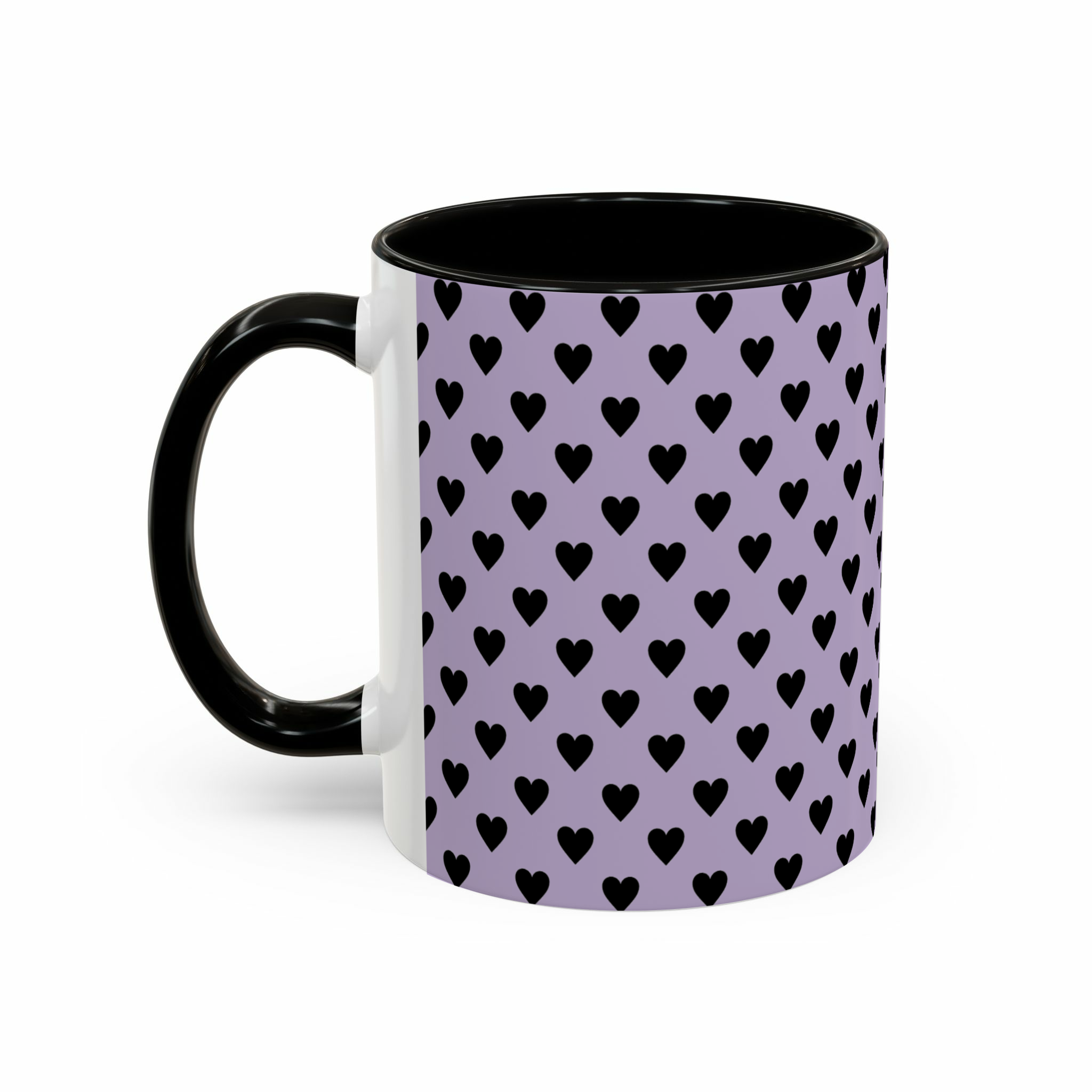 ماگ purple heartنمای چپ - رنگ مشکی5