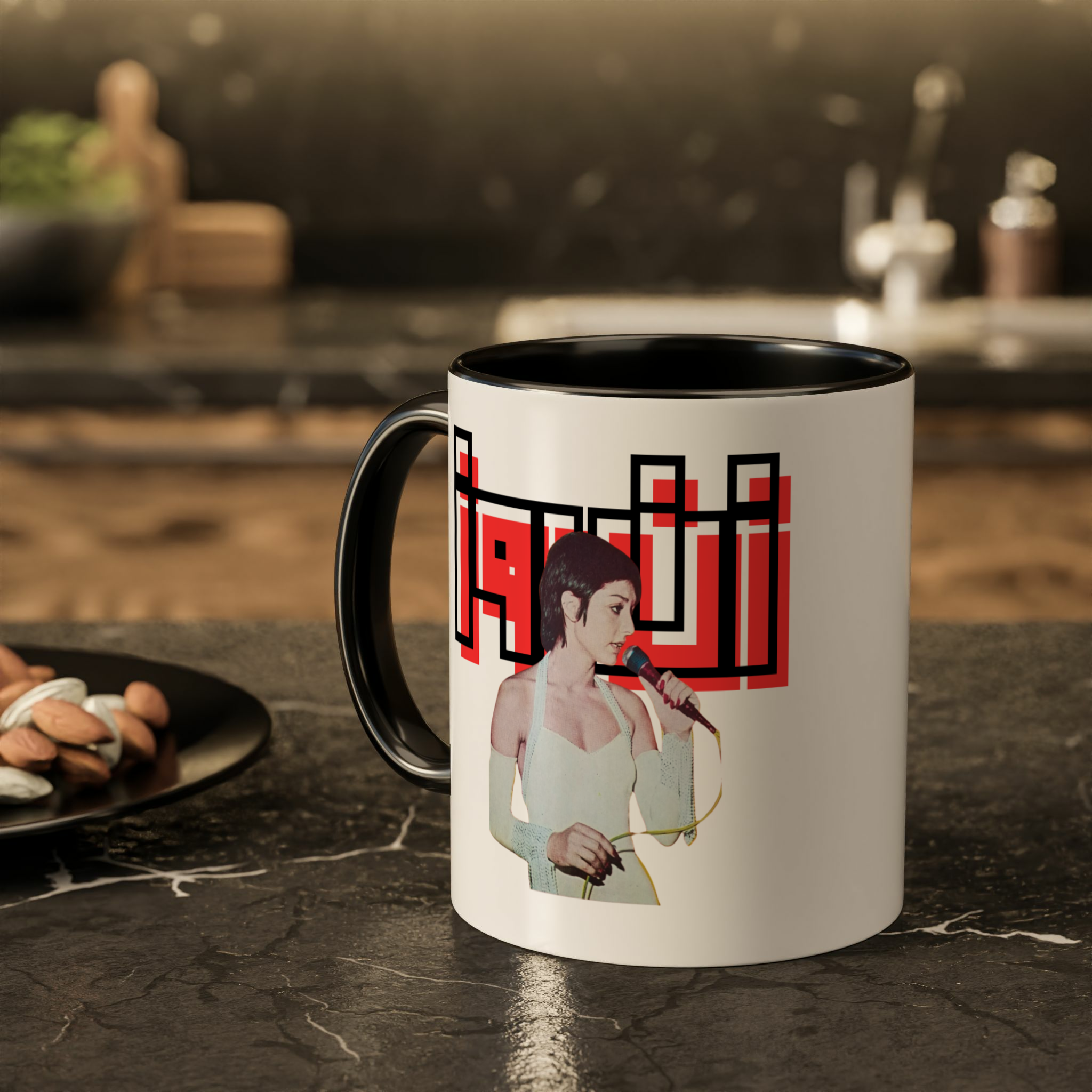 ماگ زن روززمینه ۲ - رنگ مشکی4