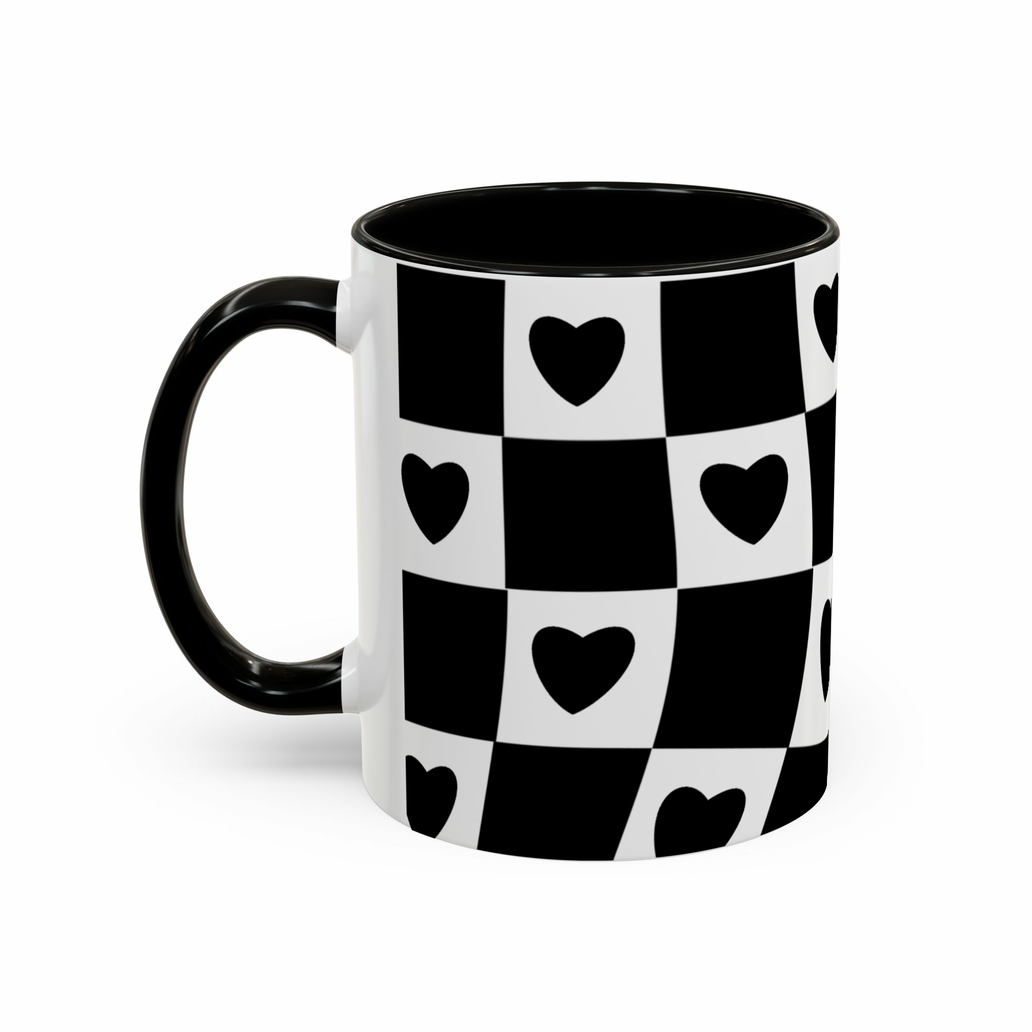 ماگ Black heartنمای چپ - رنگ مشکی5