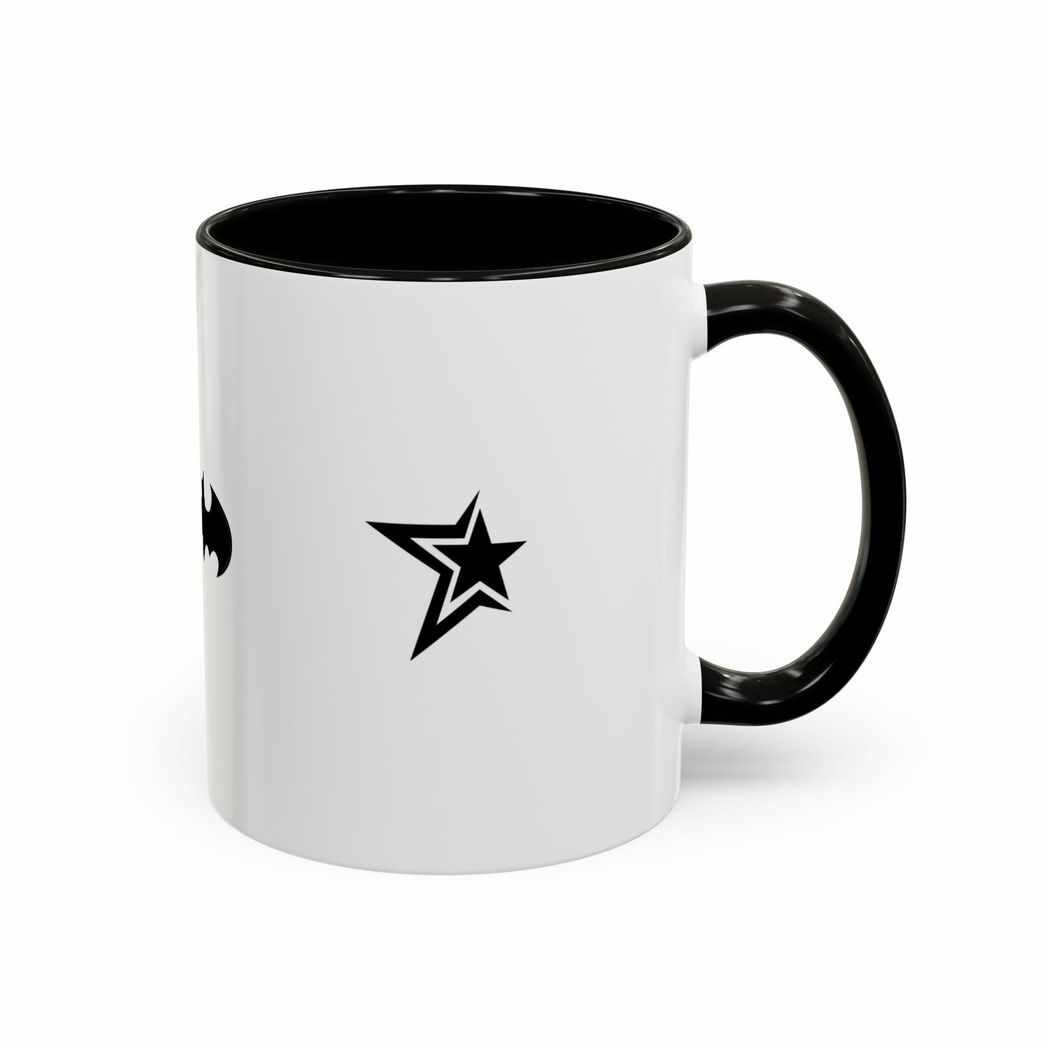 ماگ طرح بتمن و starنمای راست - رنگ مشکی4