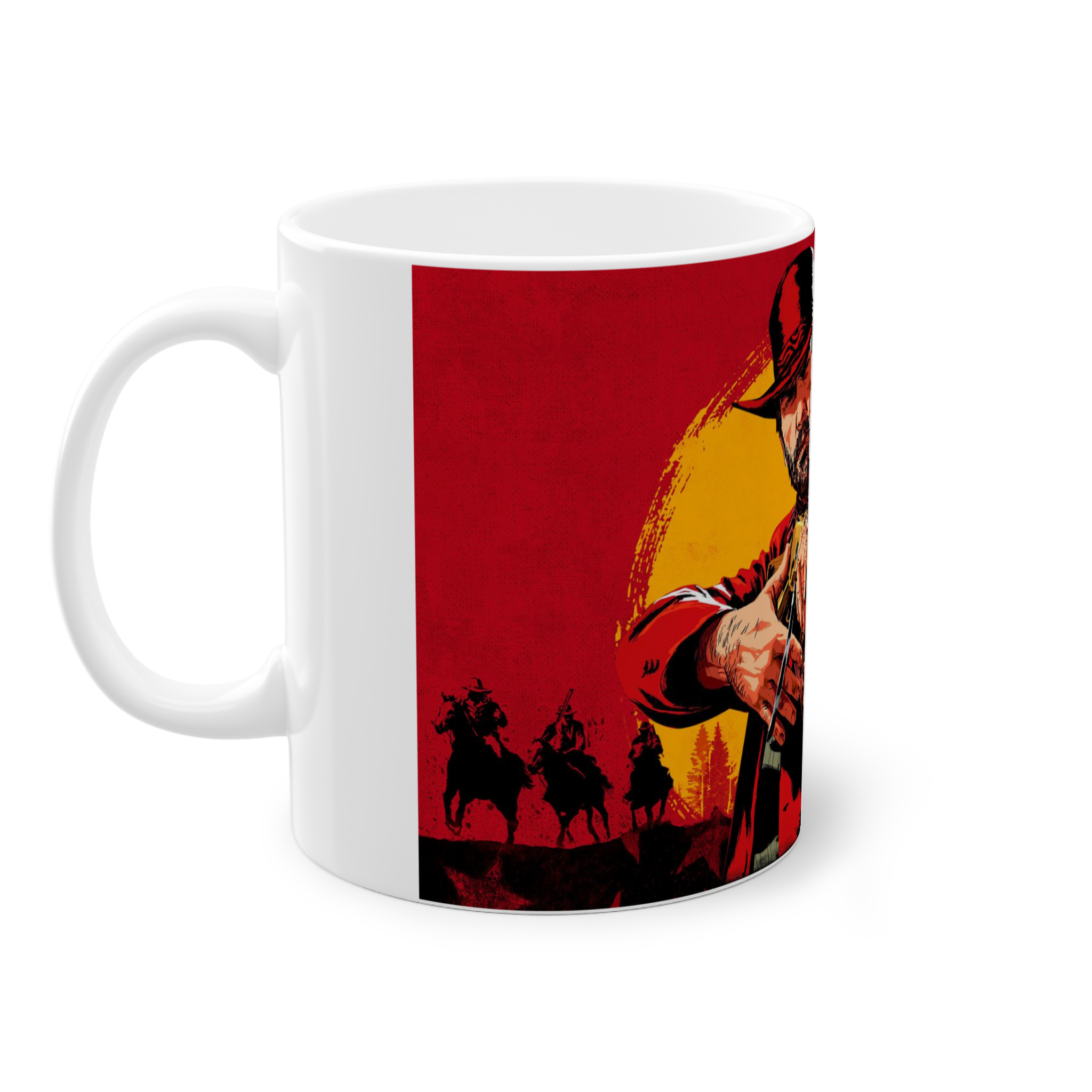 ماگ گیمینگ طرح بازی رد ددRed Dead2نمای چپ4