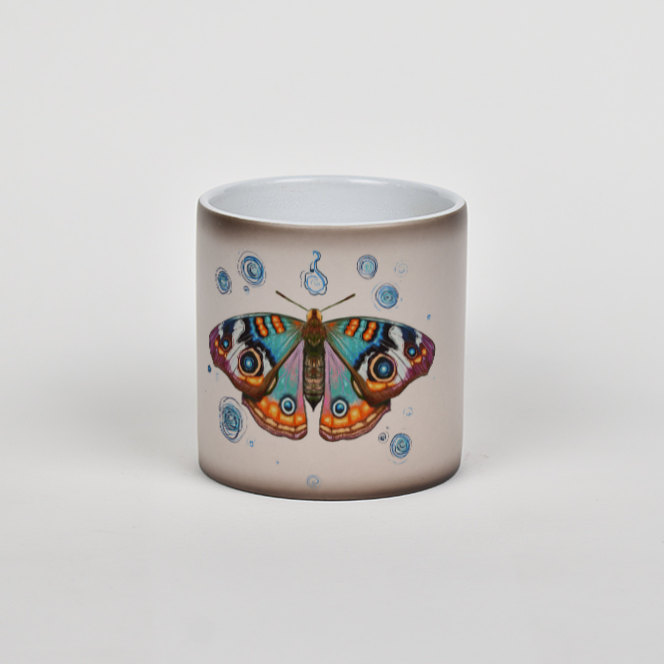 ماگ حرارتی پروانه butterfly @flamesنمای روبرو