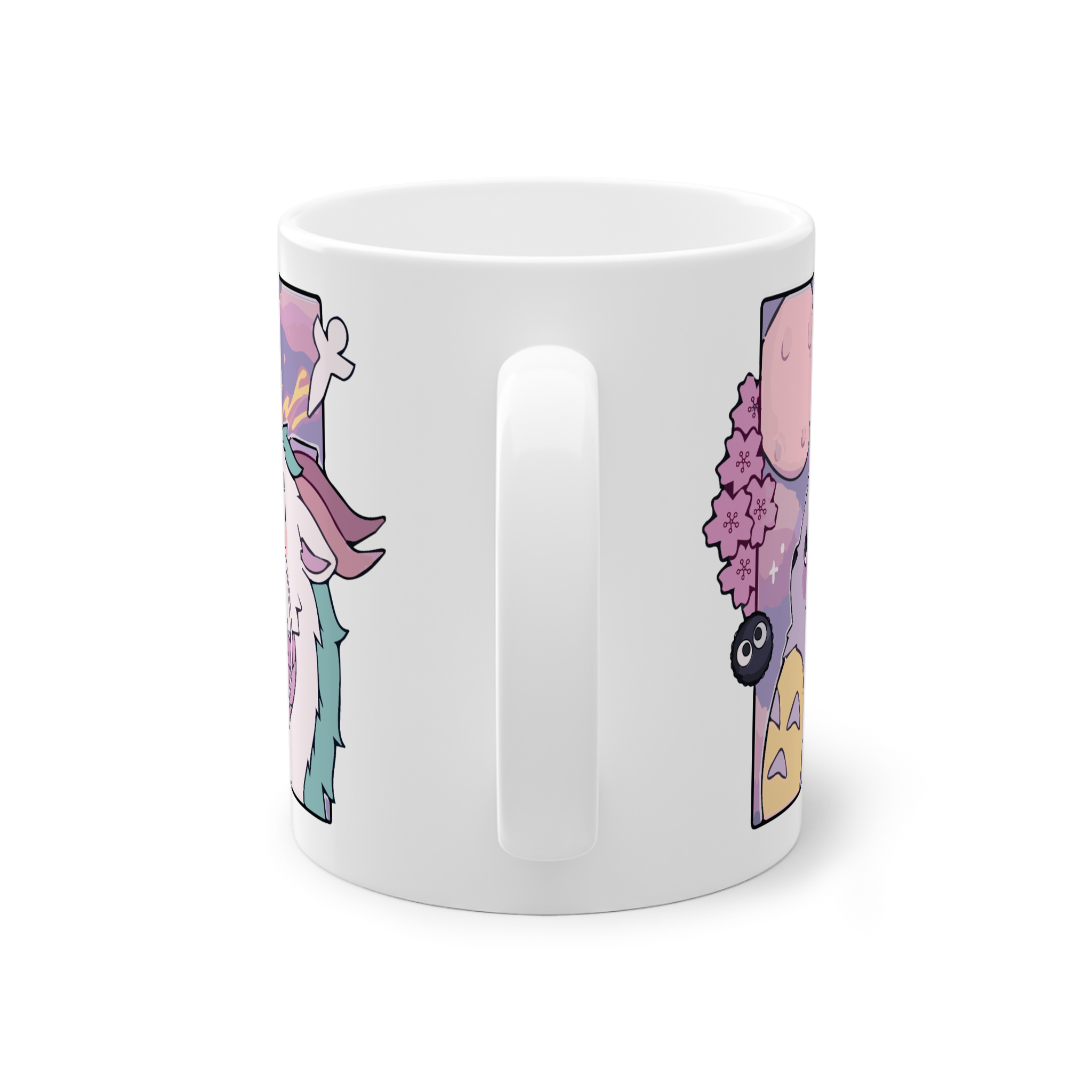 ماگ سرامیک طرح انیمه جبیلینمای پشت1