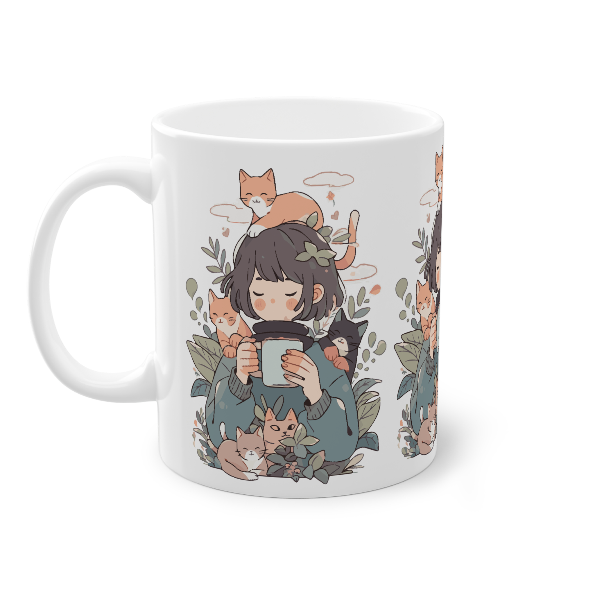 ماگ سرامیک طرح دخترانه فانتزینمای چپ4