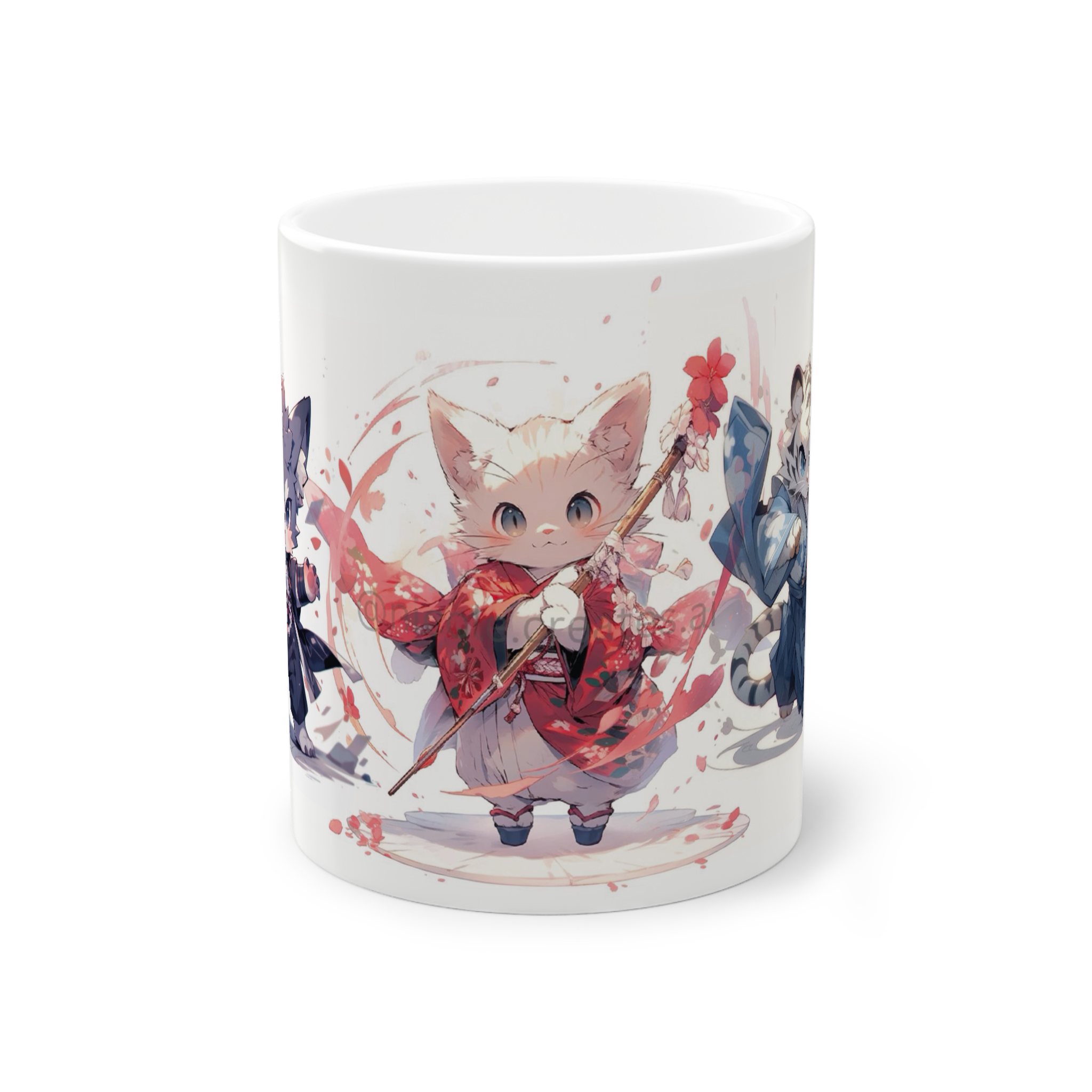 ماگ سرامیک طرح حیوانات کیمونونمای روبرو2