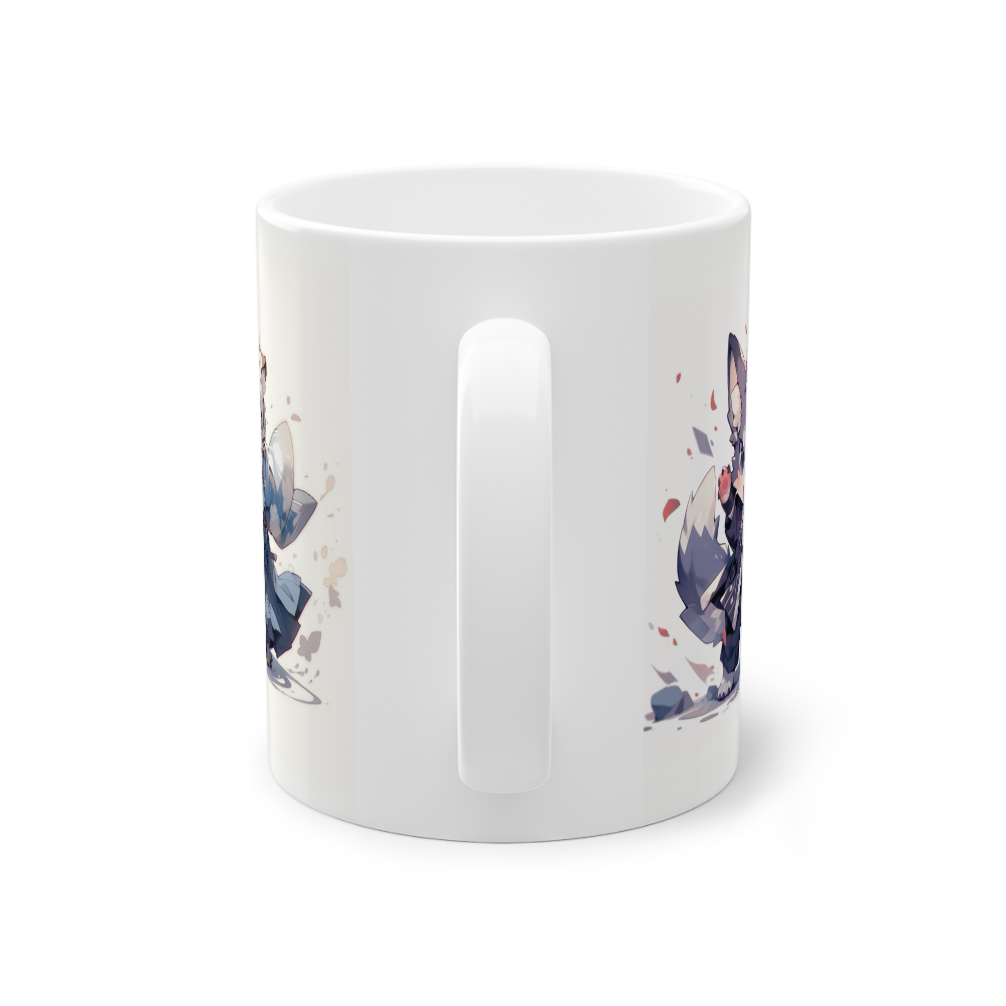 ماگ سرامیک طرح حیوانات کیمونونمای پشت1