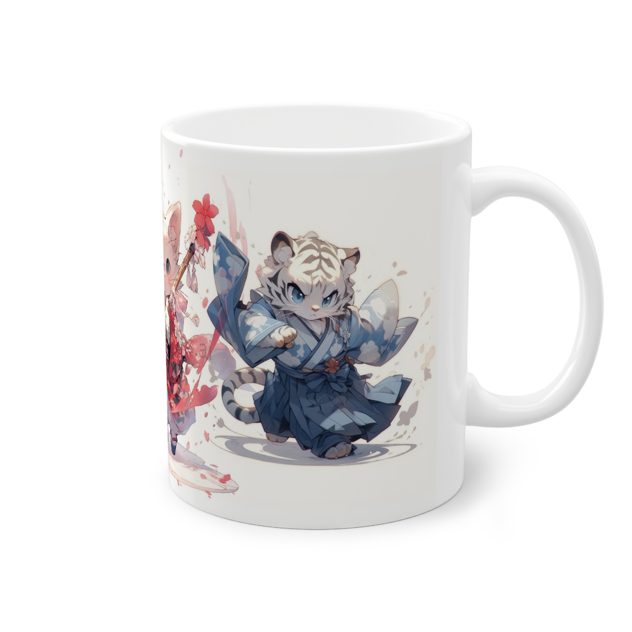 ماگ سرامیک طرح حیوانات کیمونونمای راست0