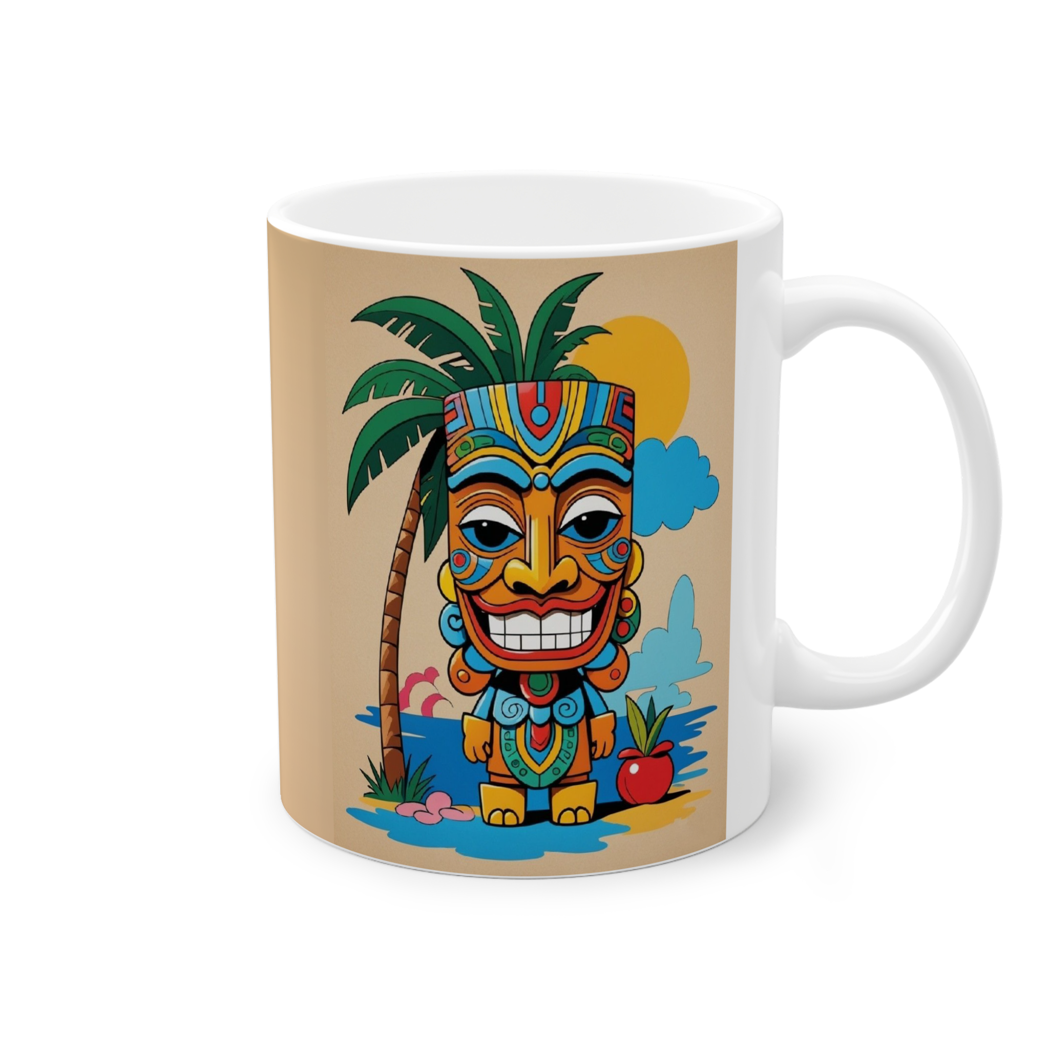 ماگ سرامیک طرح ماسک فانتزینمای راست0