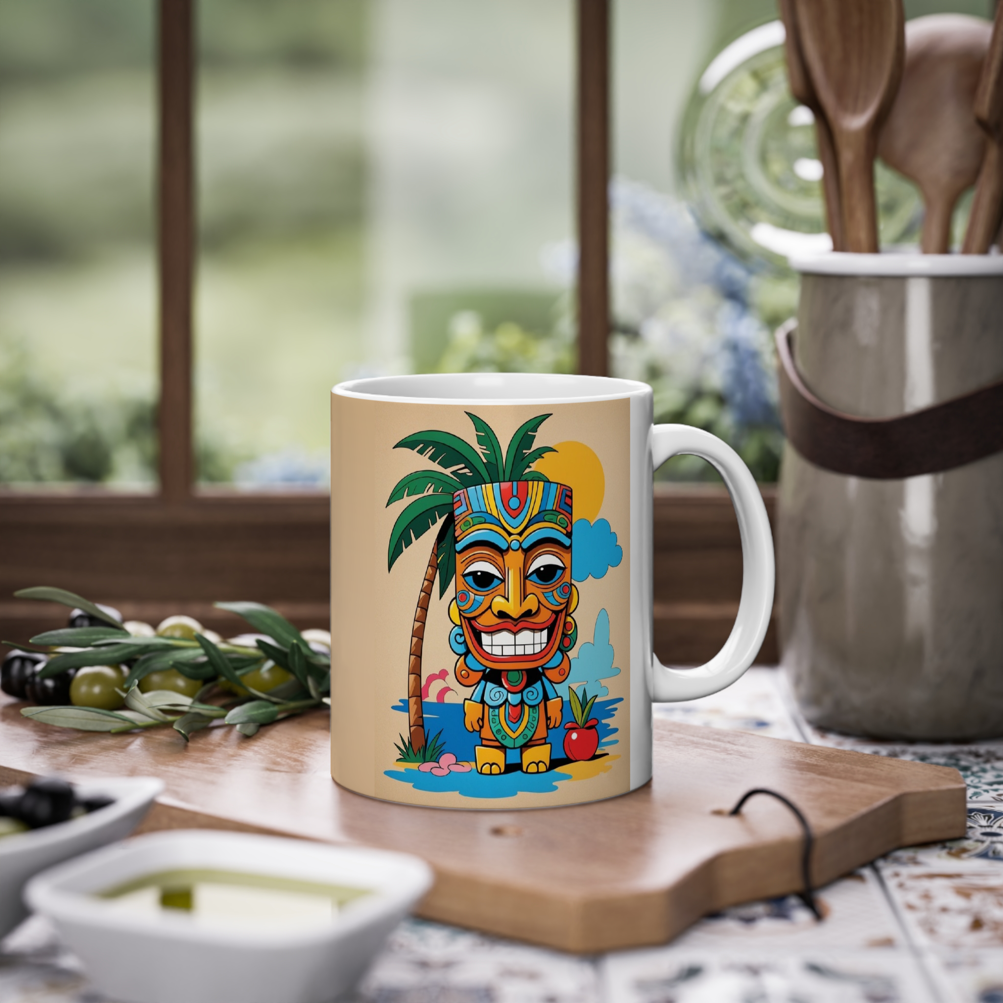 ماگ سرامیک طرح ماسک فانتزیزمینه ۱3