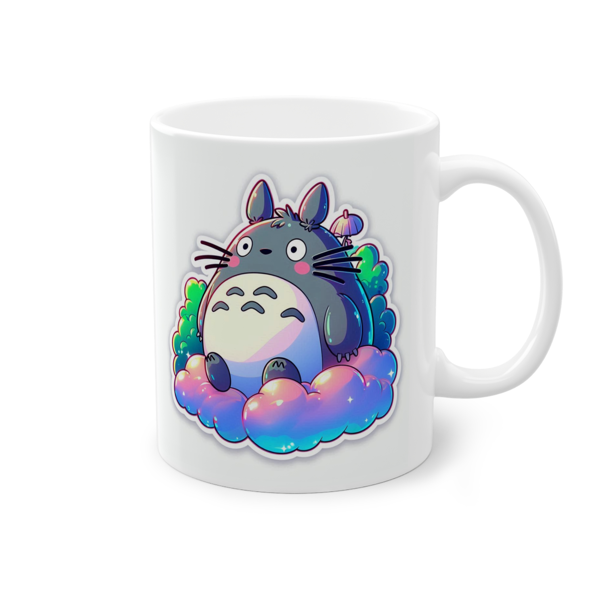 ماگ سرامیک طرح کارتونی انیمه ای  تورو toroنمای راست0