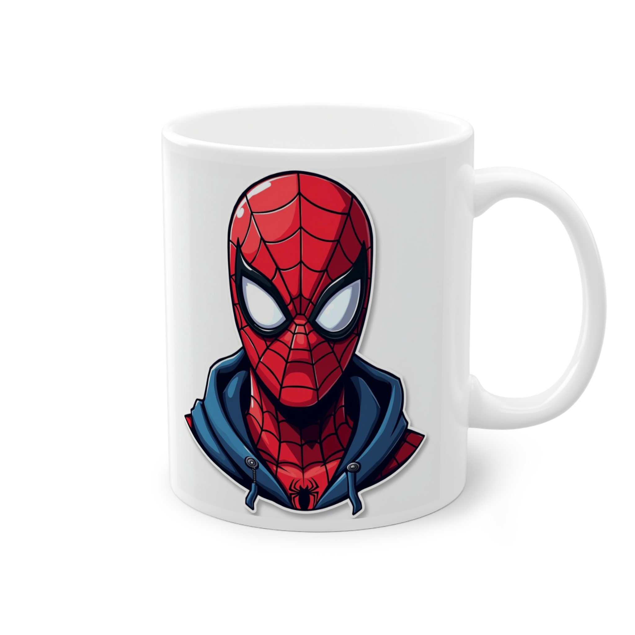 ماگ سرامیک طرح مرد عنکبوتی (اسپایدرمن)نمای راست0