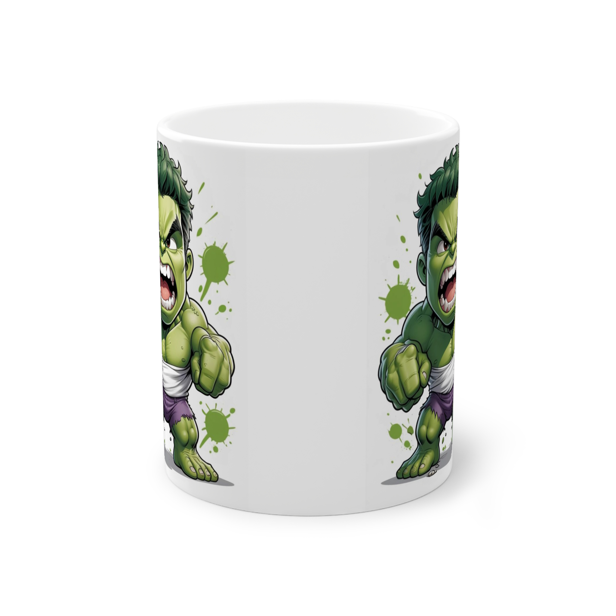 ماگ سرامیک طرح مرد سبزنمای روبرو2