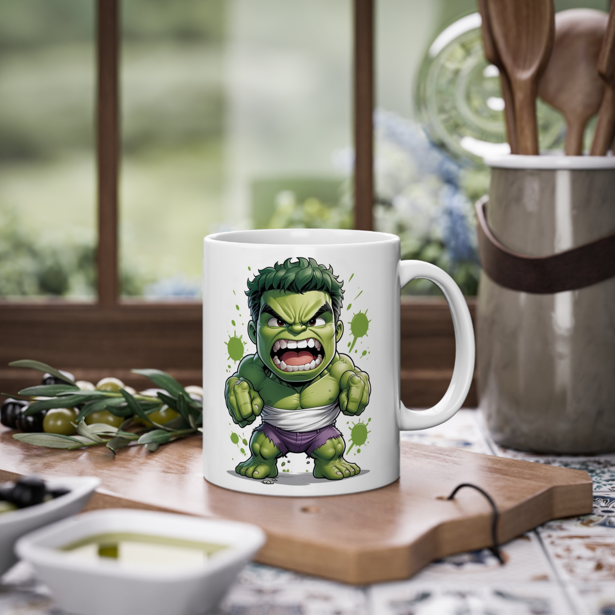 ماگ سرامیک طرح مرد سبززمینه ۱4