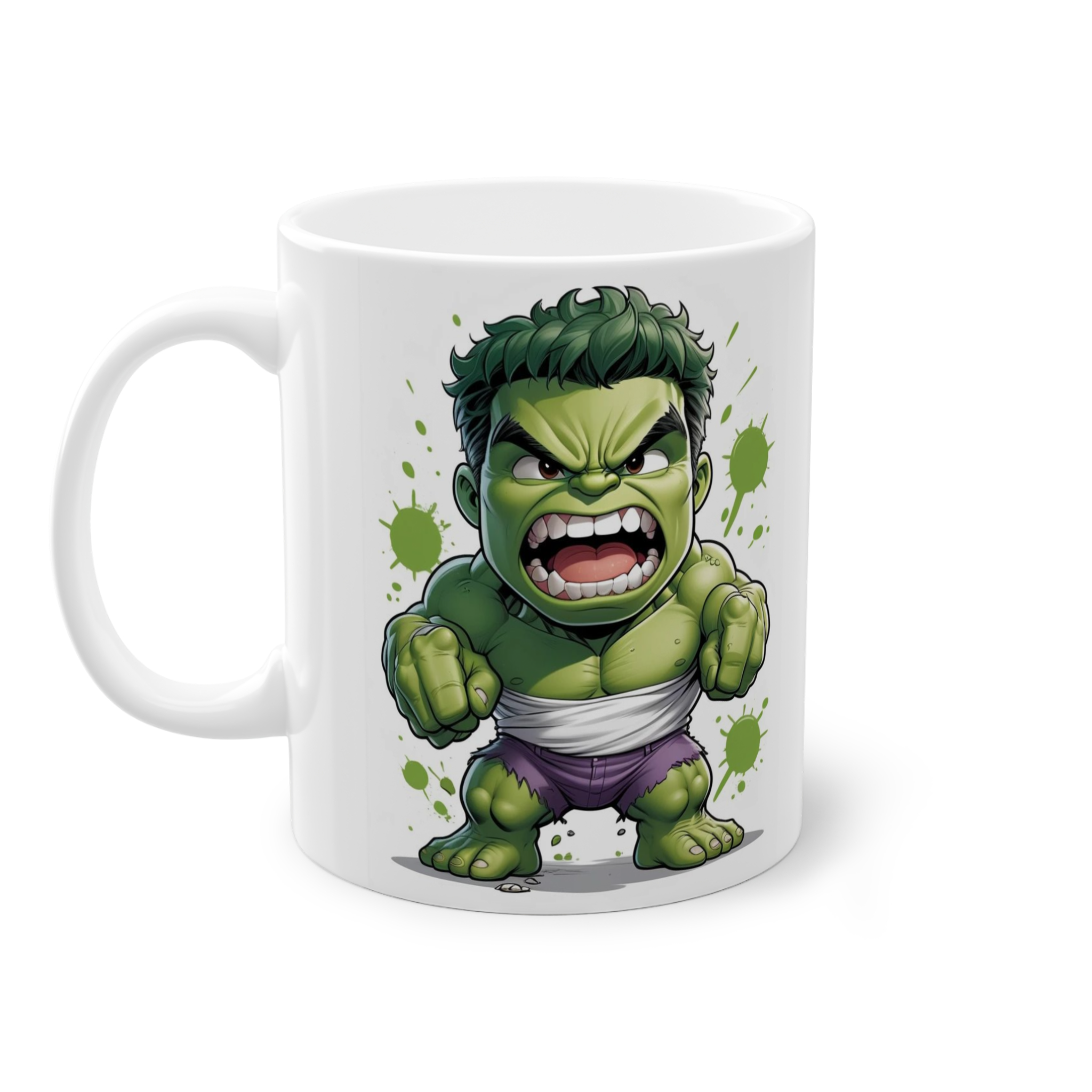 ماگ سرامیک طرح مرد سبزنمای چپ3