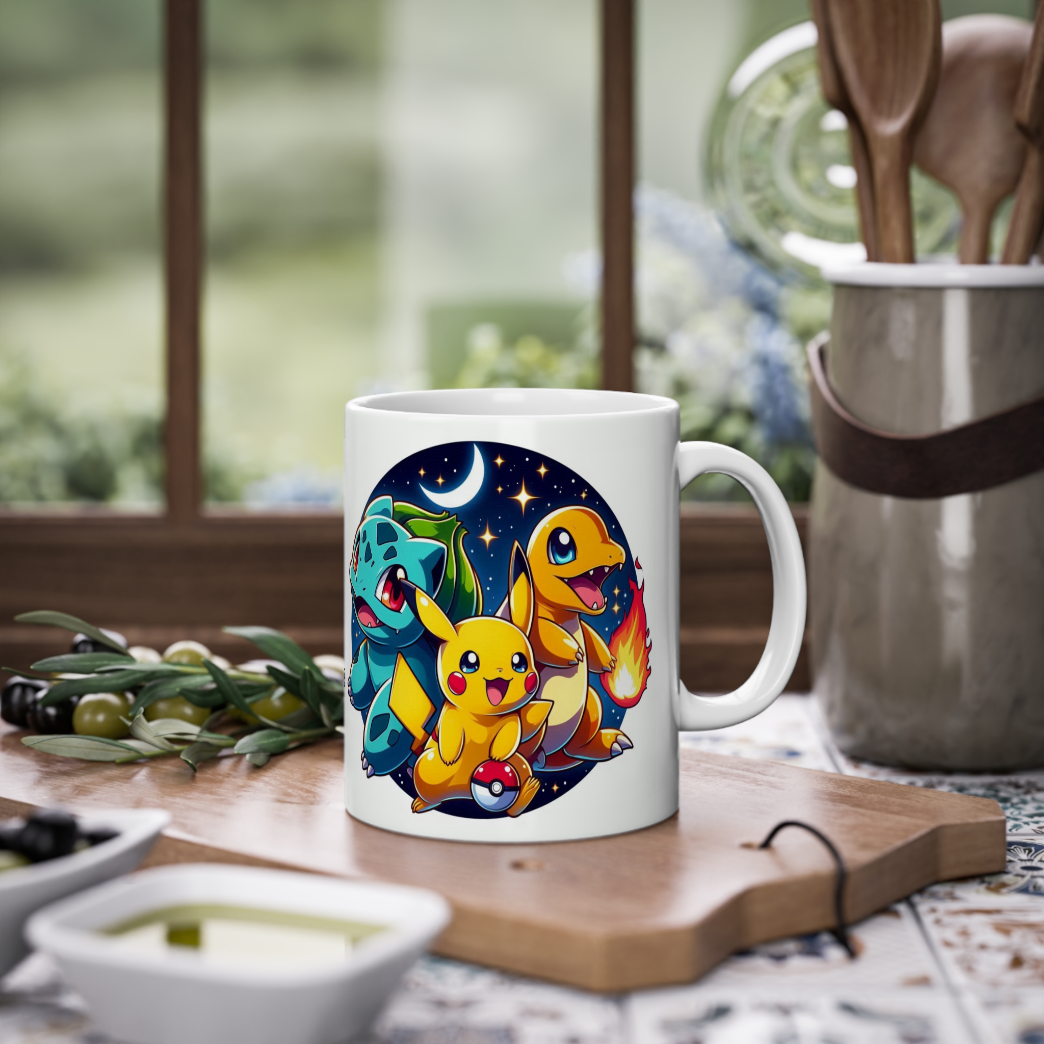 ماگ سرامیک طرح کارتونی پوکمونزمینه ۱3