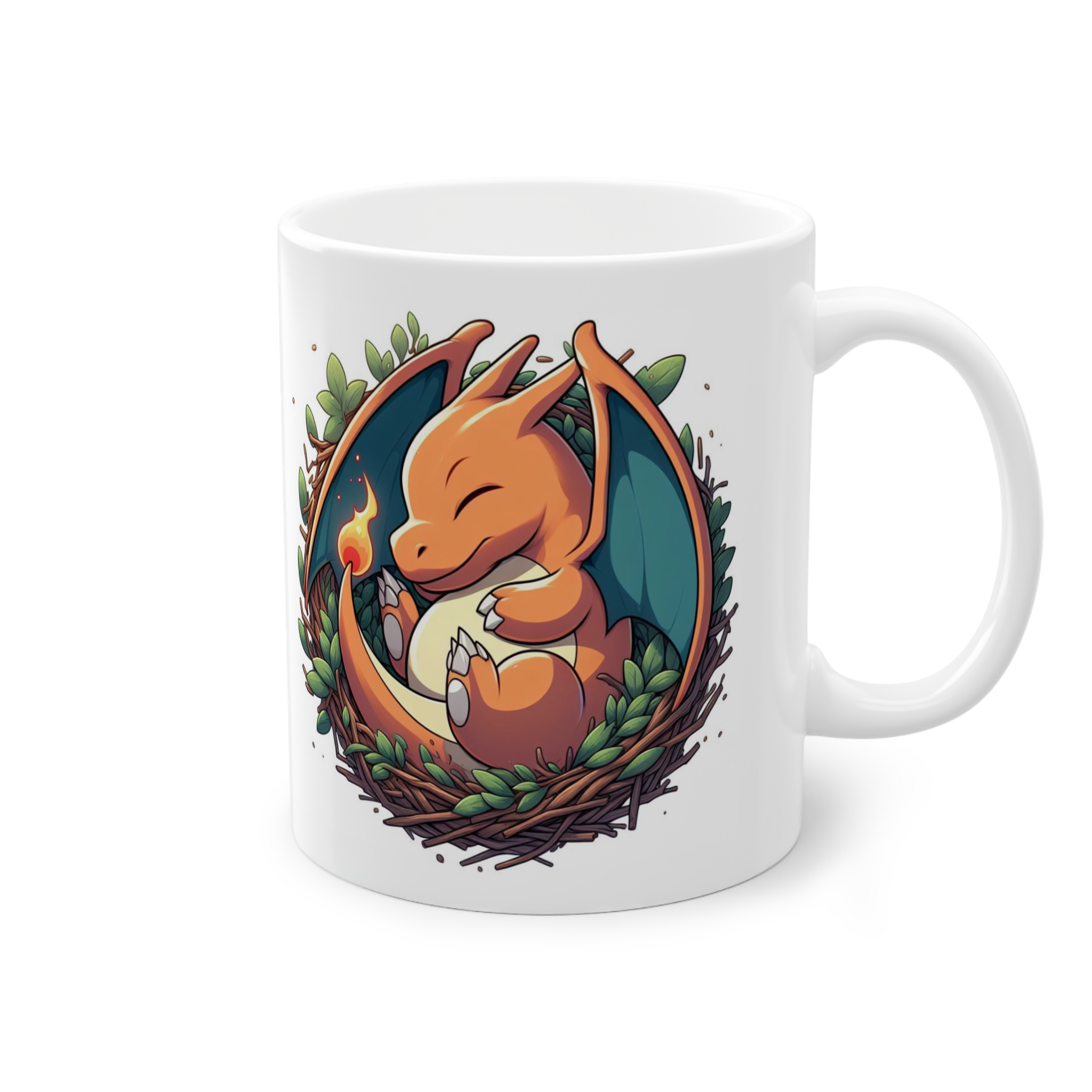 ماگ سرامیک طرح کارتونی اژدهای فانتزینمای راست0