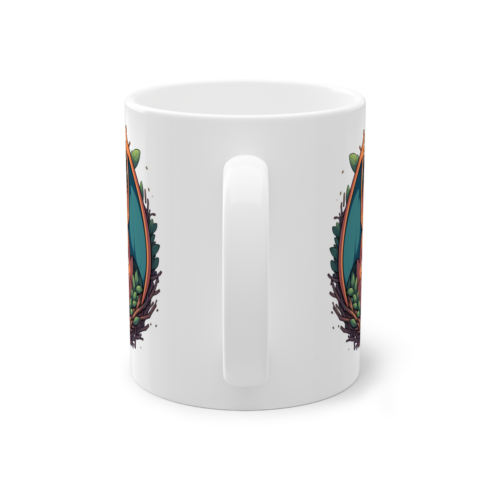 ماگ سرامیک طرح کارتونی اژدهای فانتزینمای پشت2