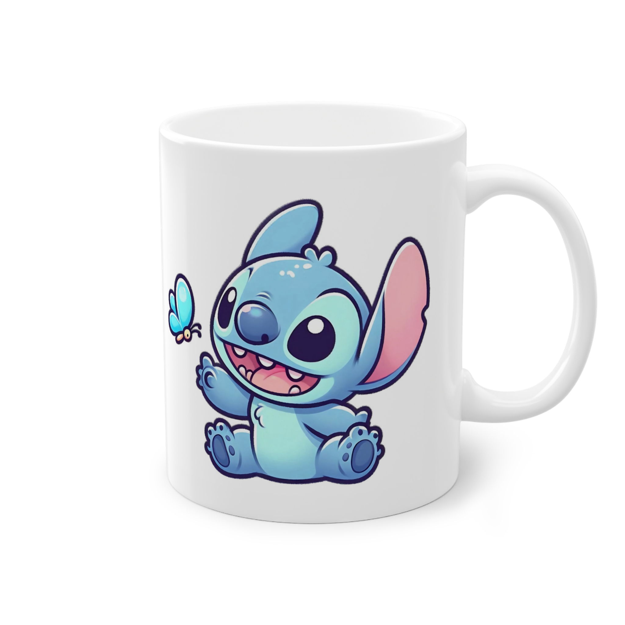 ماگ سرامیک طرح کارتونی استیچنمای راست0