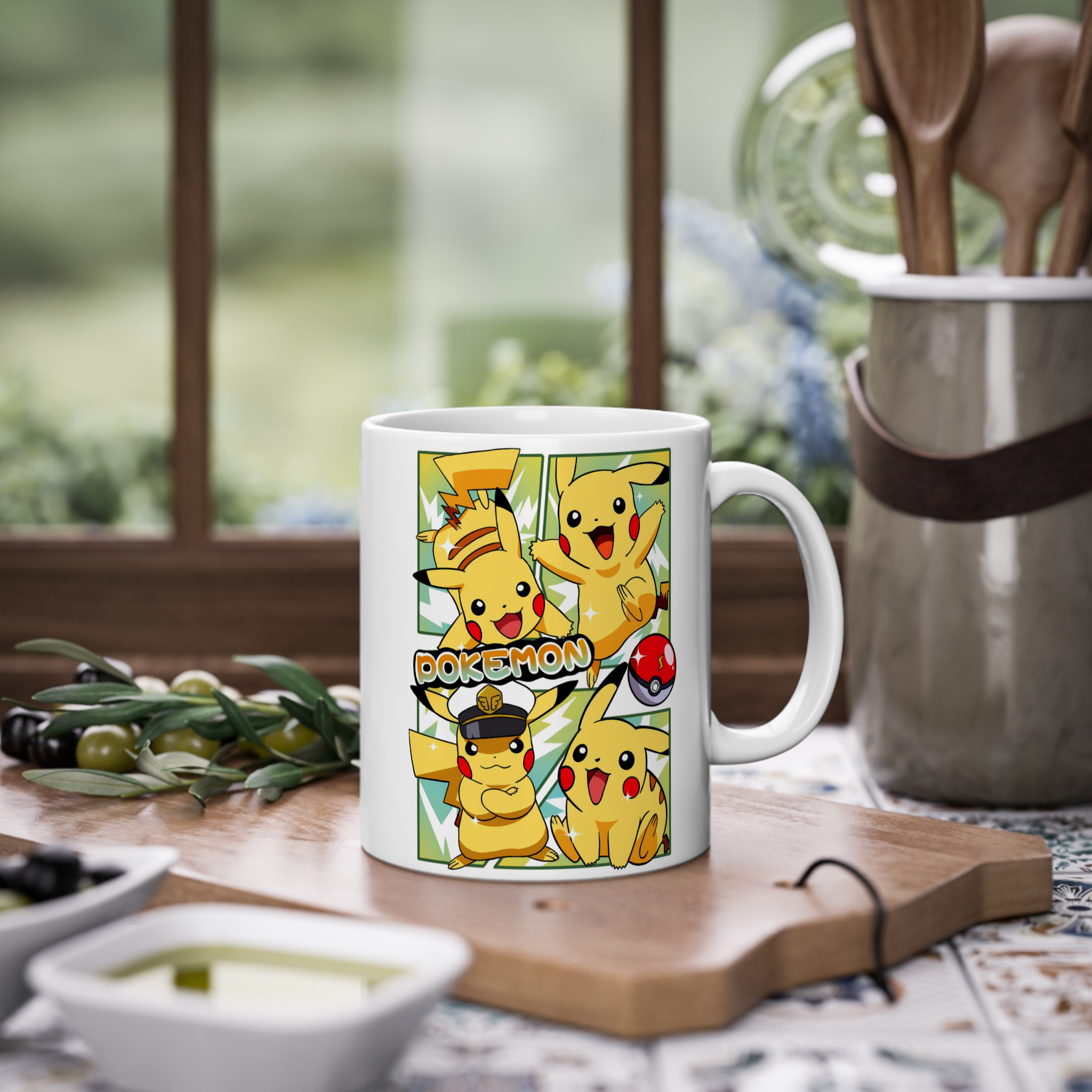 ماگ سرامیک طرح کارتونی پوکمونزمینه ۱2