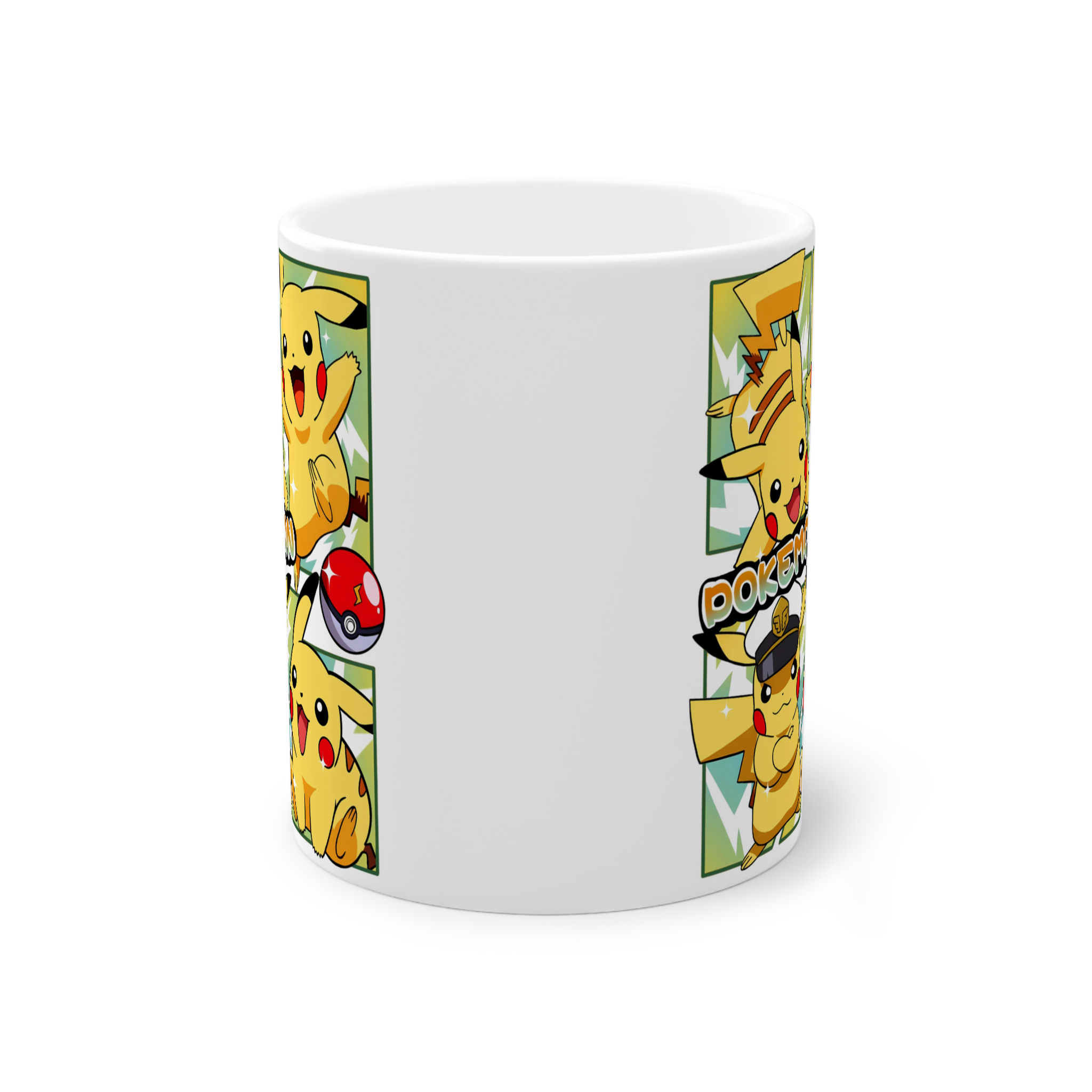 ماگ سرامیک طرح کارتونی پوکموننمای روبرو4