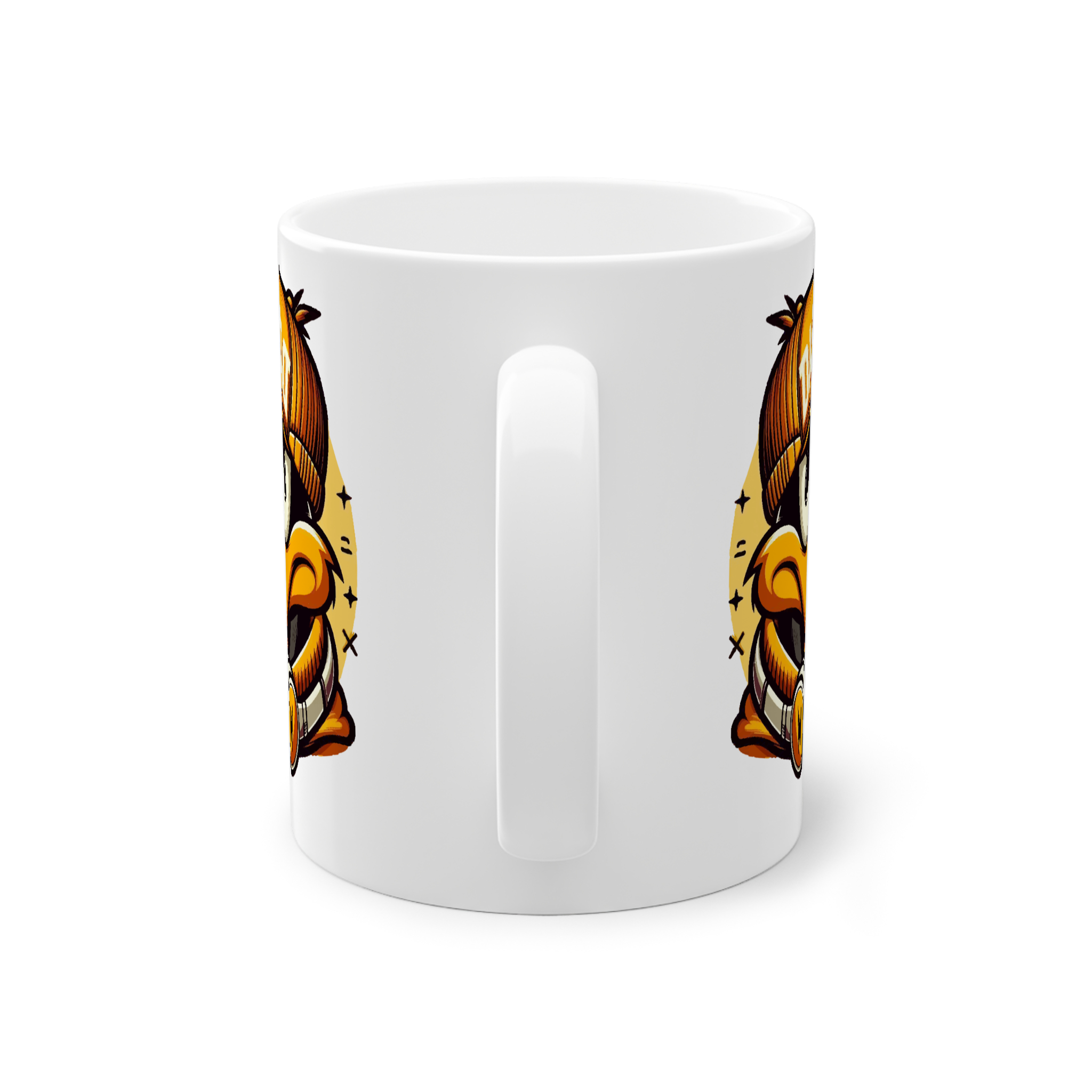 ماگ سرامیک کارتونی اردک دافی داکنمای پشت2