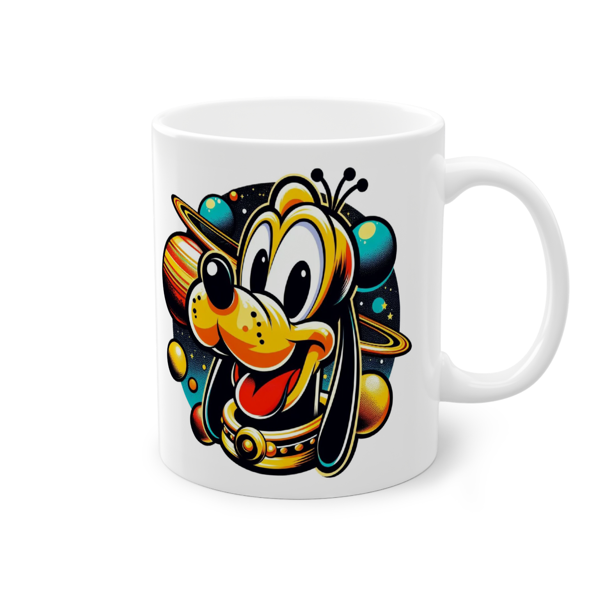 ماگ سرامیک طرح کارتونی سگ پلتونمای راست0