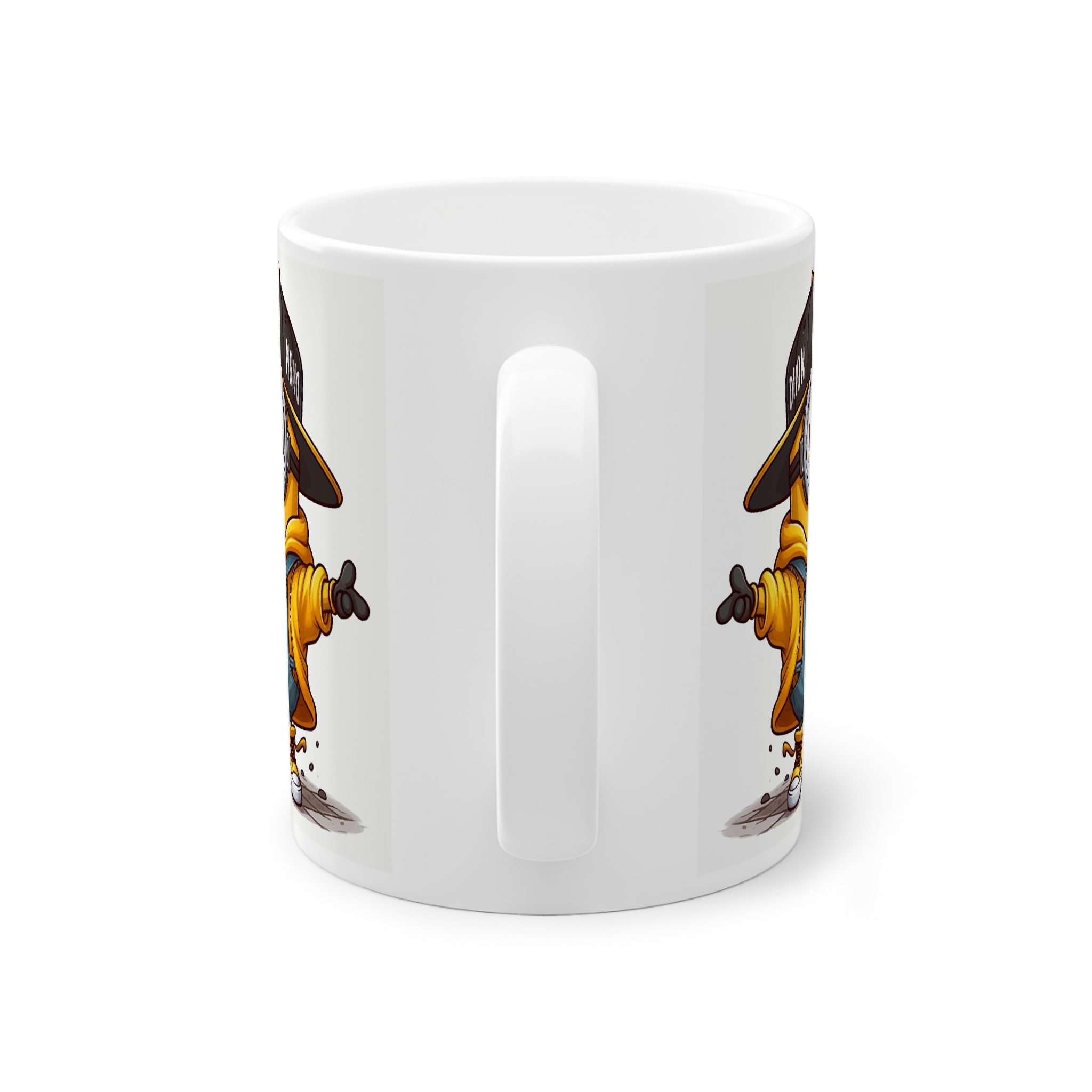 ماگ سرامیک طرح کاراکتر کارتونی مینیون هانمای پشت2