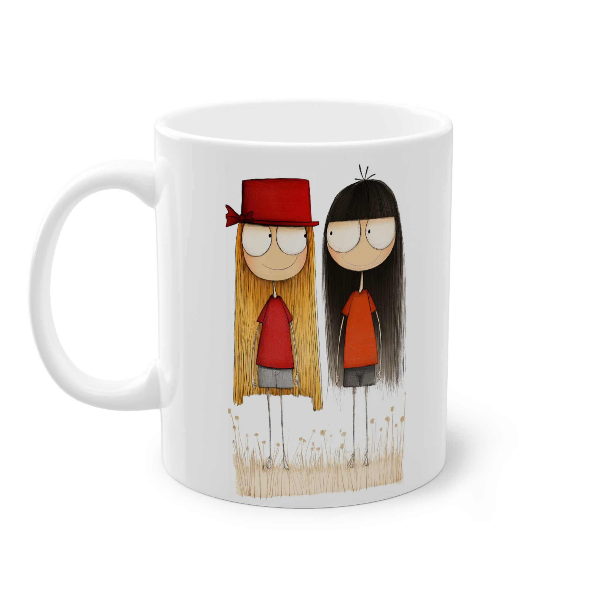 ماگ سرامیک طرح دخترانه فانتزینمای چپ4