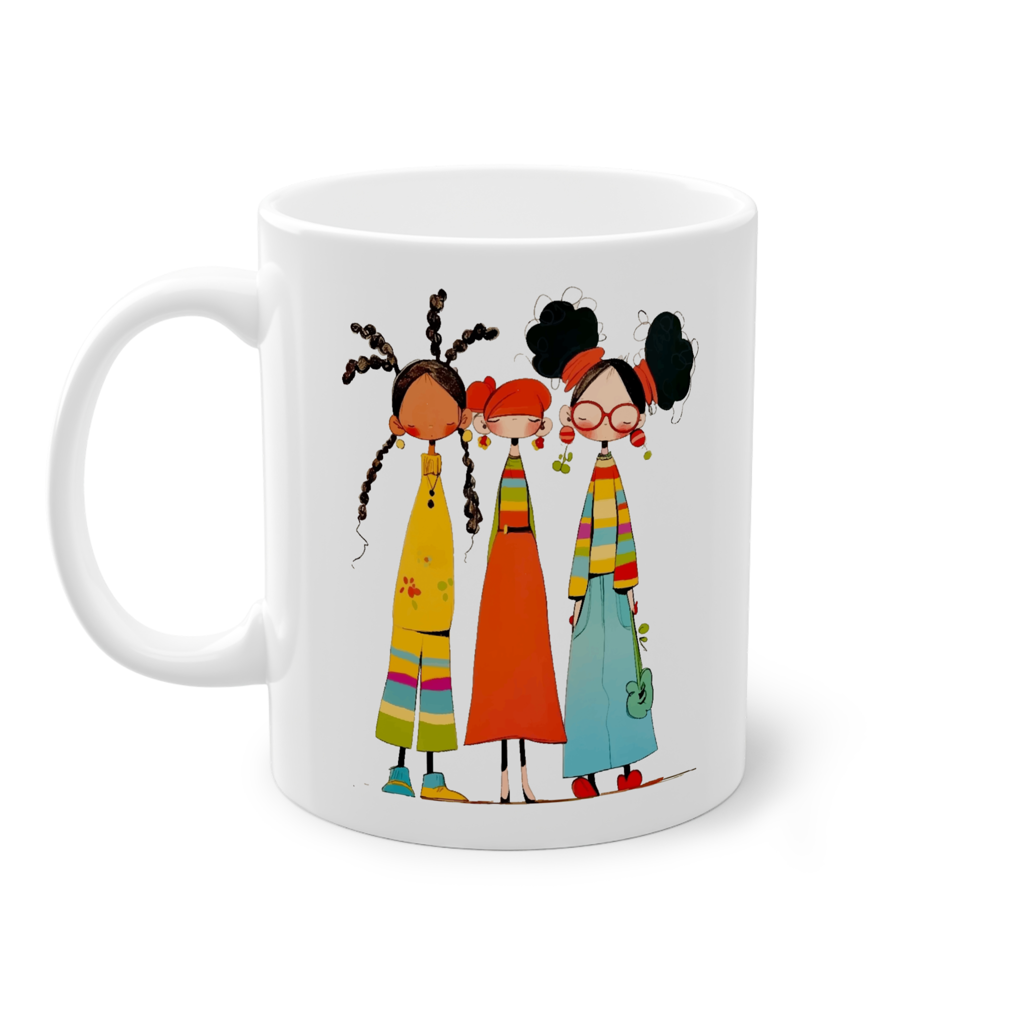 ماگ سرامیک طرح دخترانه فانتزینمای چپ4