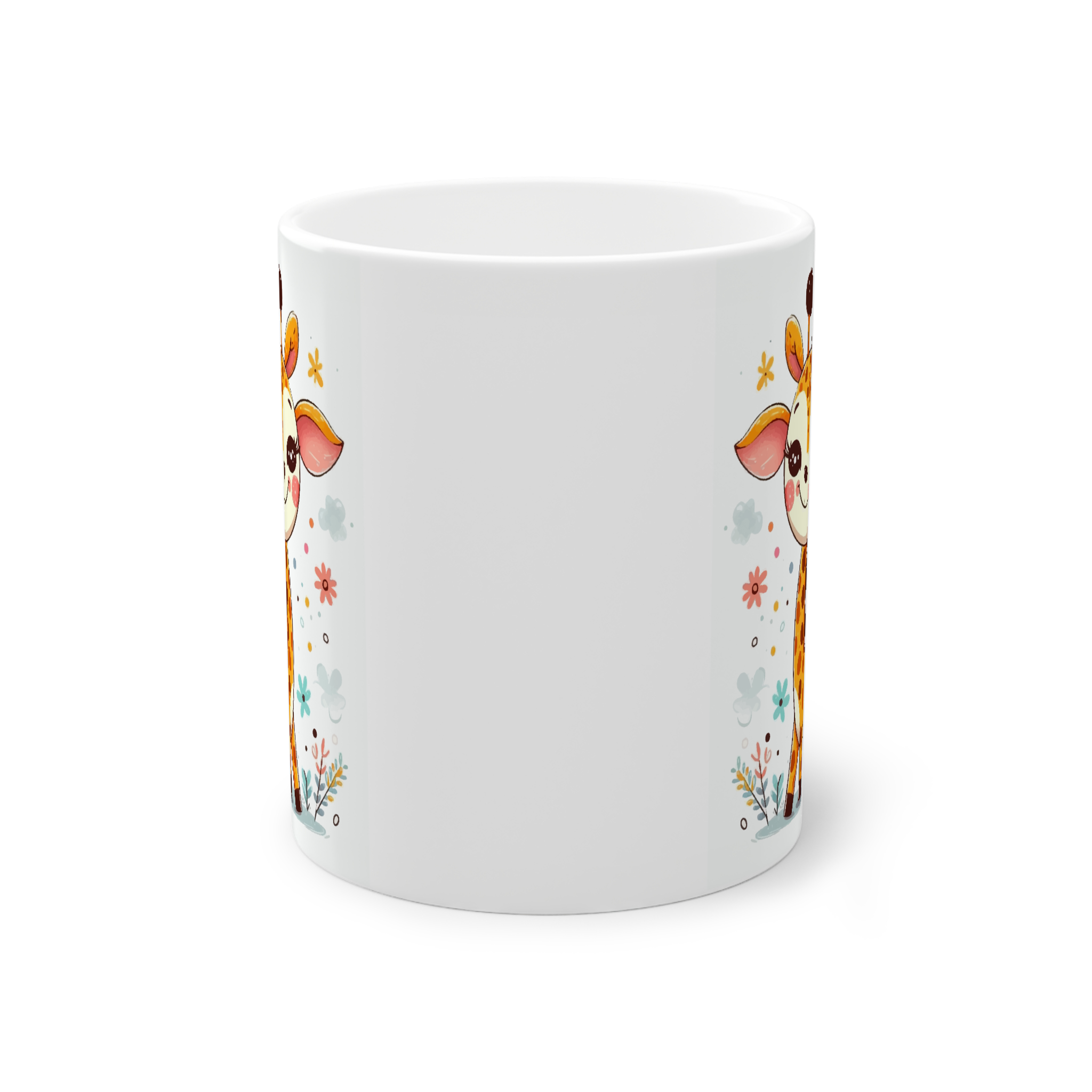 ماگ سرامیک طرح زرافه فانتزینمای روبرو3