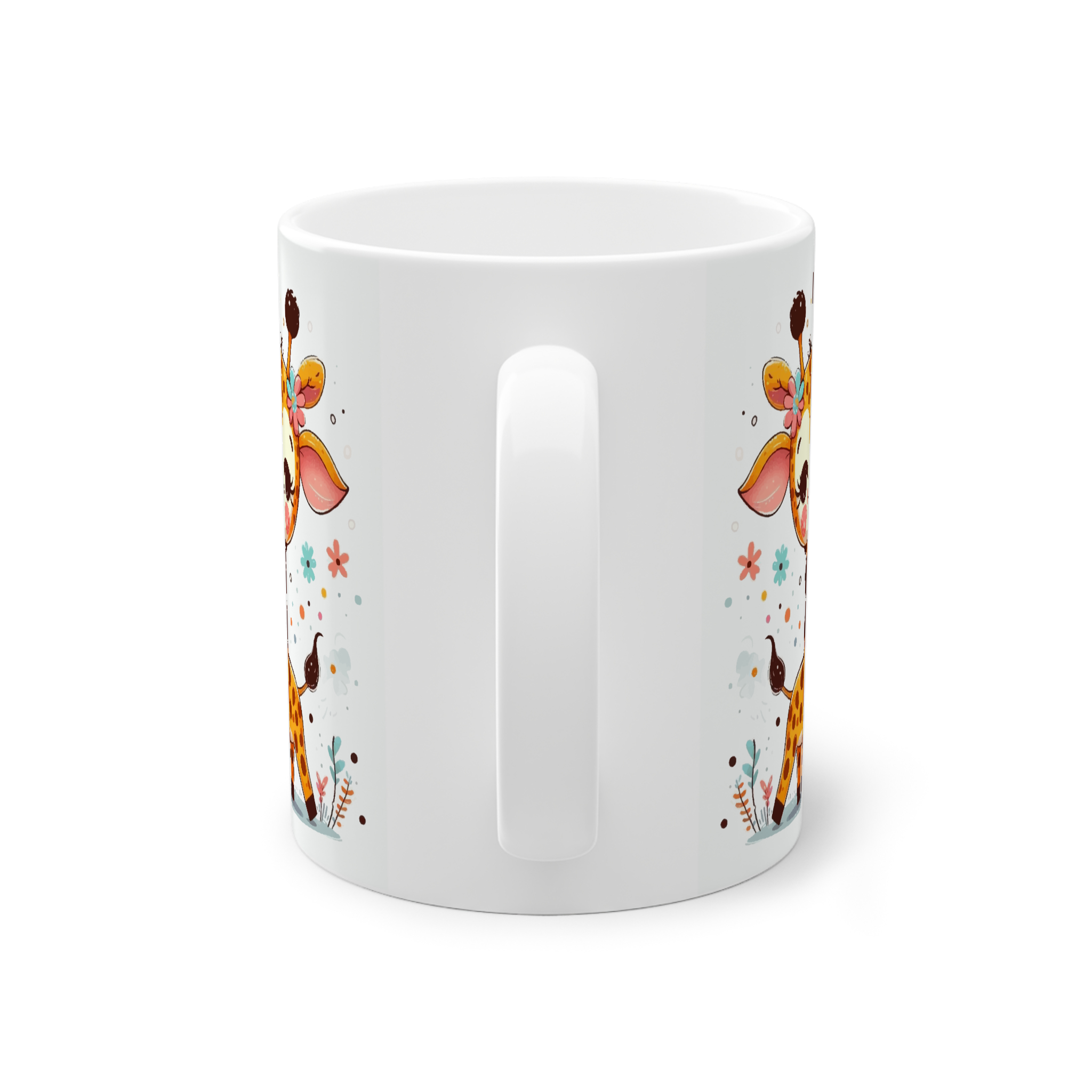 ماگ سرامیک طرح زرافه فانتزینمای پشت1