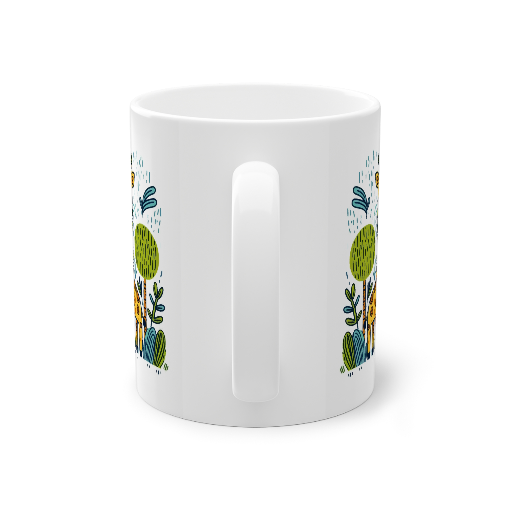 ماگ سرامیک طرح کارتونی زرافه فانتزینمای پشت1