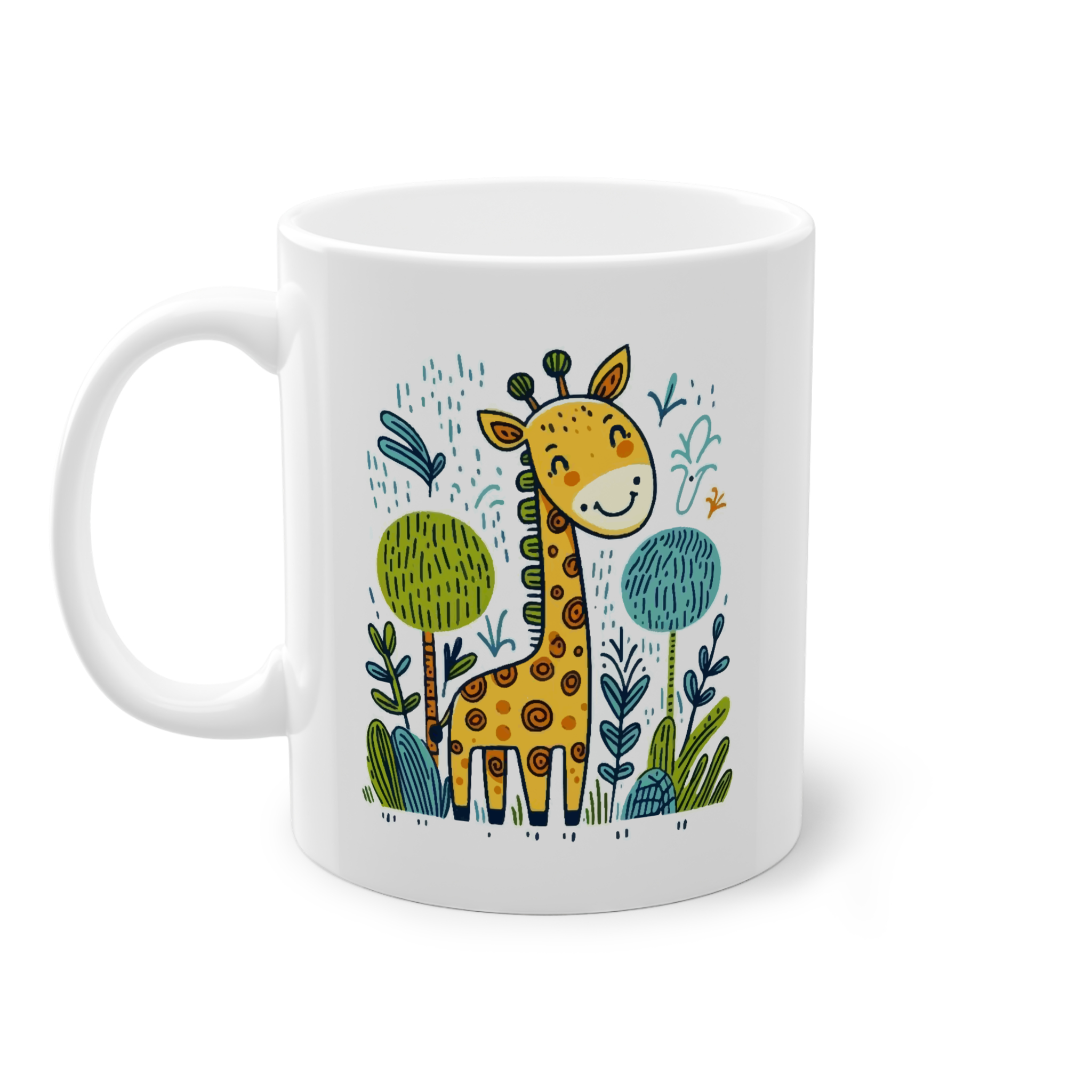 ماگ سرامیک طرح کارتونی زرافه فانتزینمای چپ4