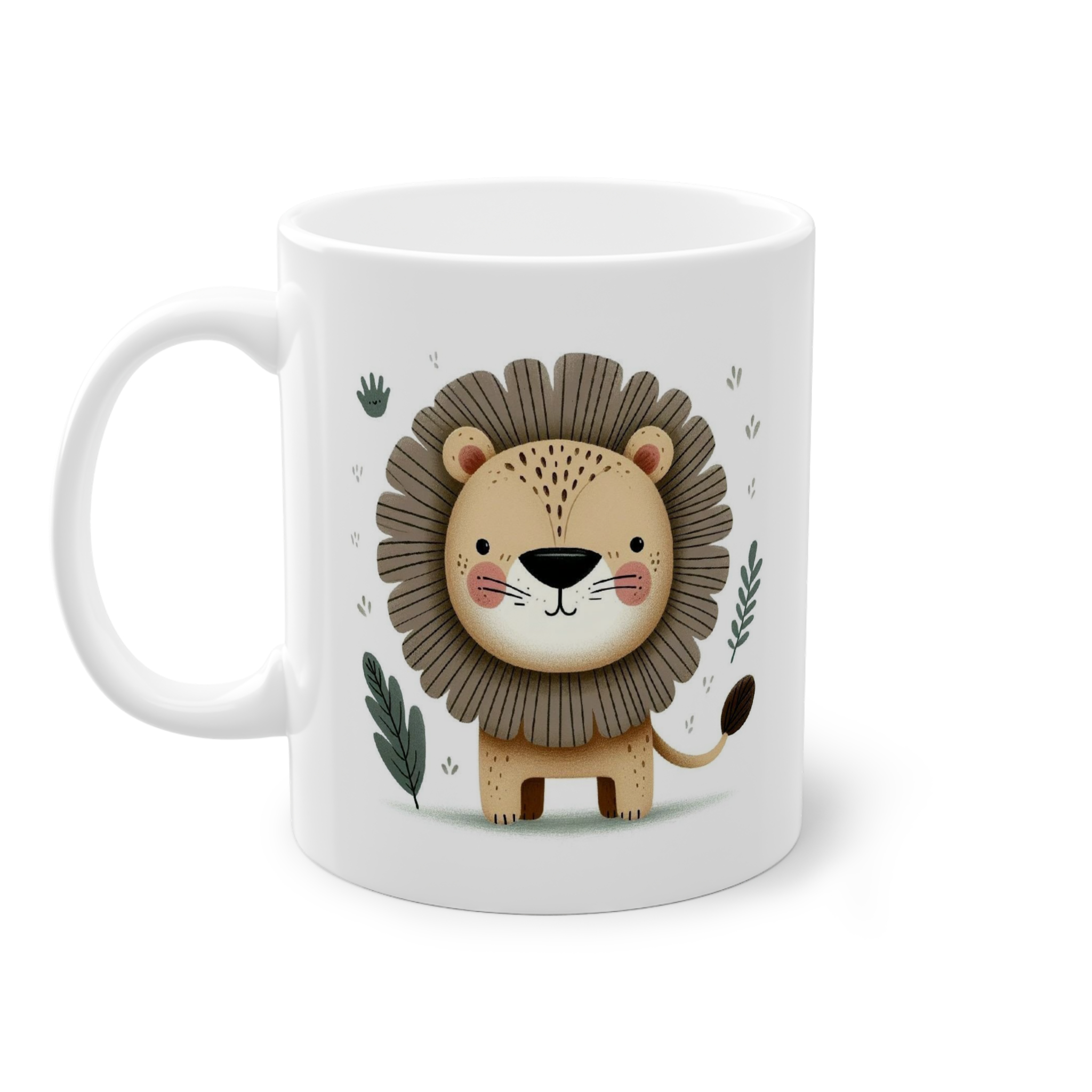 ماگ سرامیک طرح کارتونی شیر فانتزینمای چپ4