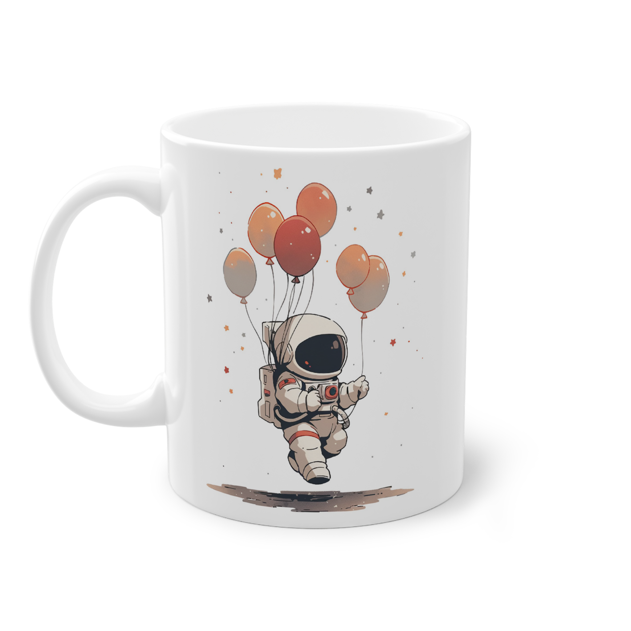 ماگ سرامیکی طرح کارتونی آدم فضایینمای چپ4