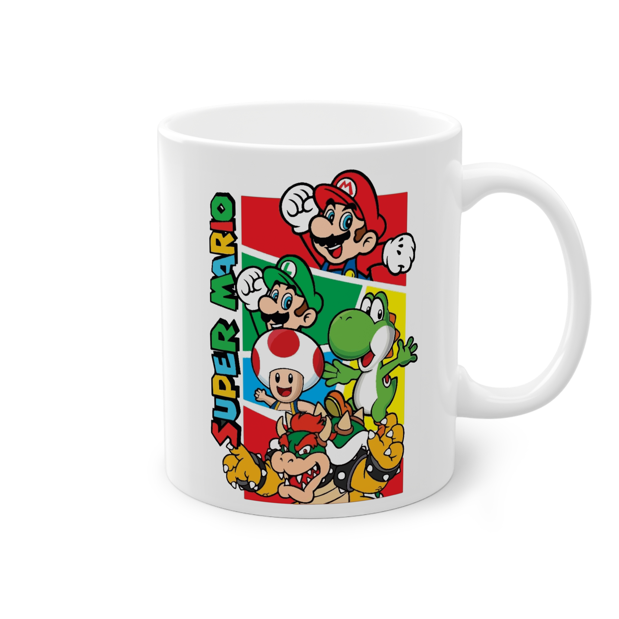 ماگ سرامیک طرح گیم سوپر ماریونمای راست3