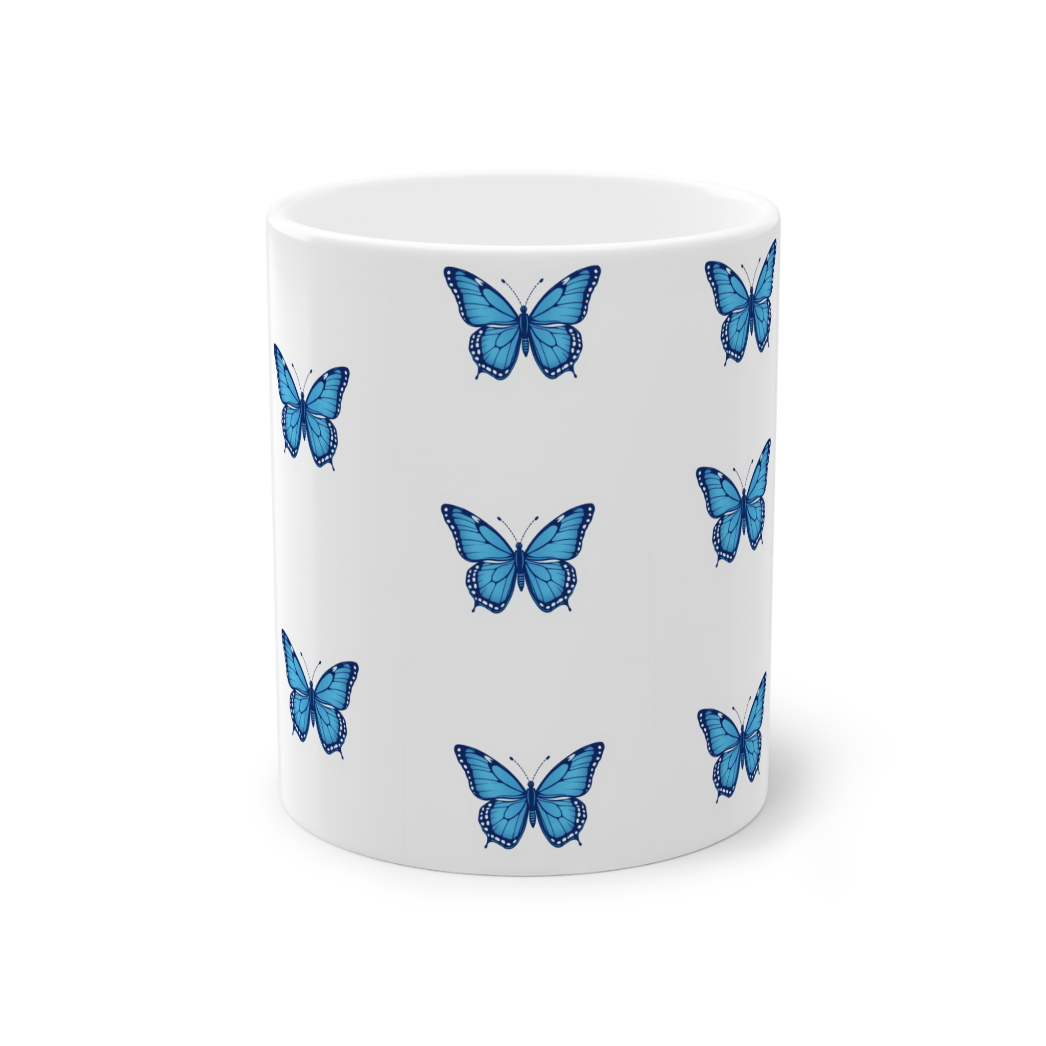 Blue butterfly glassنمای روبرو1
