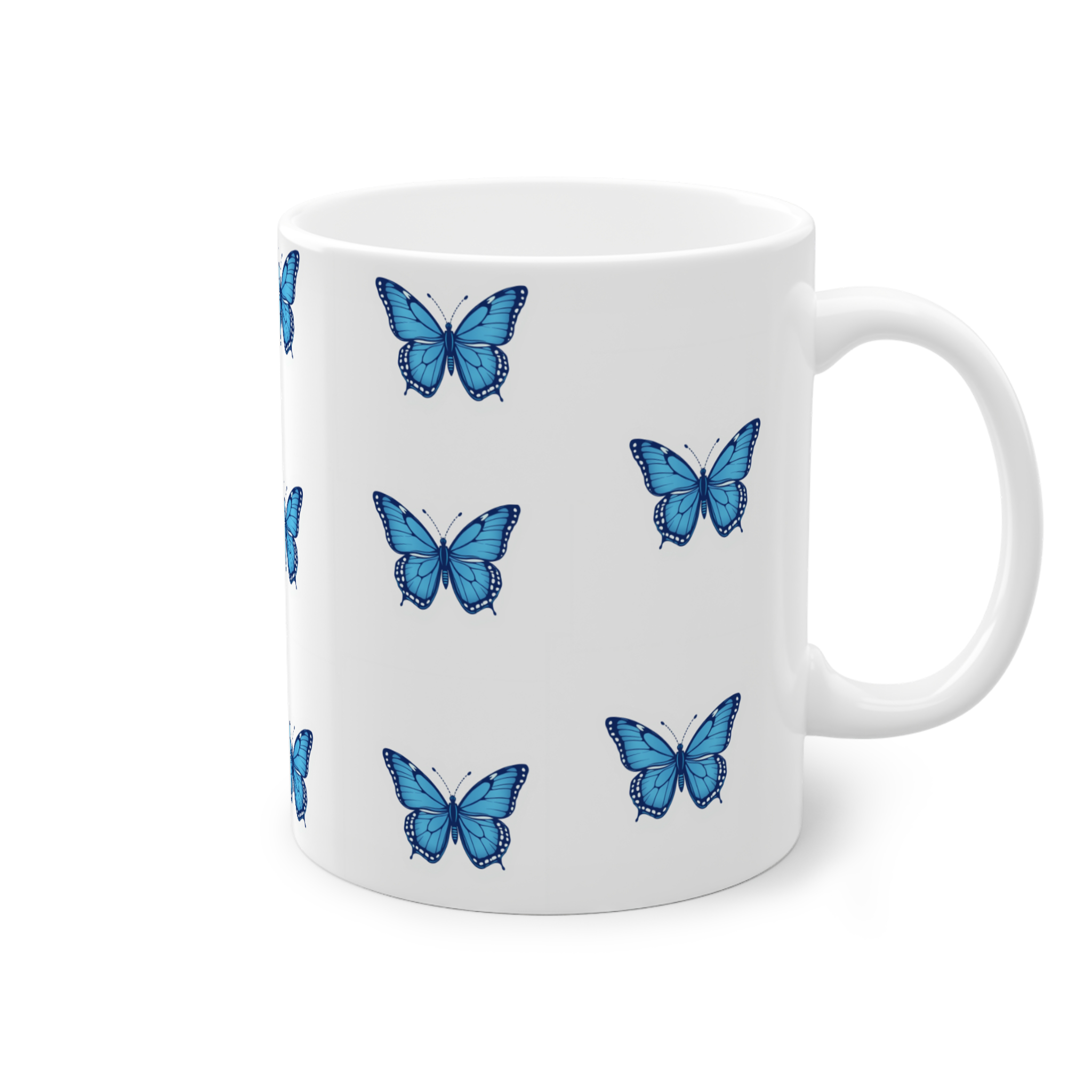 Blue butterfly glassنمای راست2