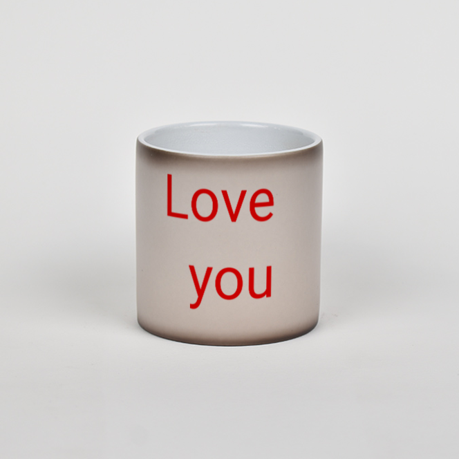 لیوان حرارتی Love youنمای روبرو