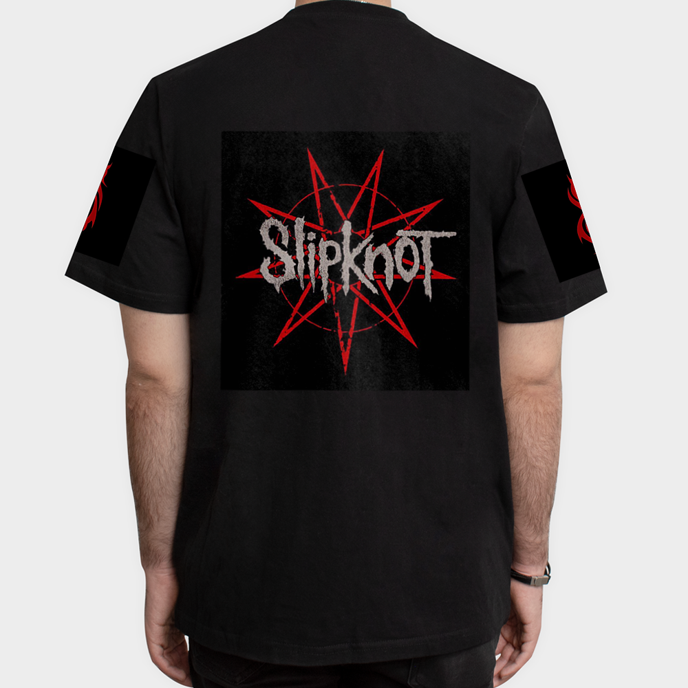 تیشرت slipknotنمای پشت - رنگ مشکی5