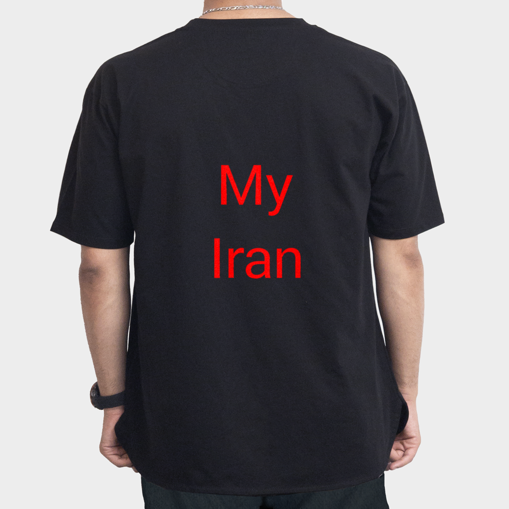 ایران ترکیبینمای پشت ۱ - رنگ مشکی