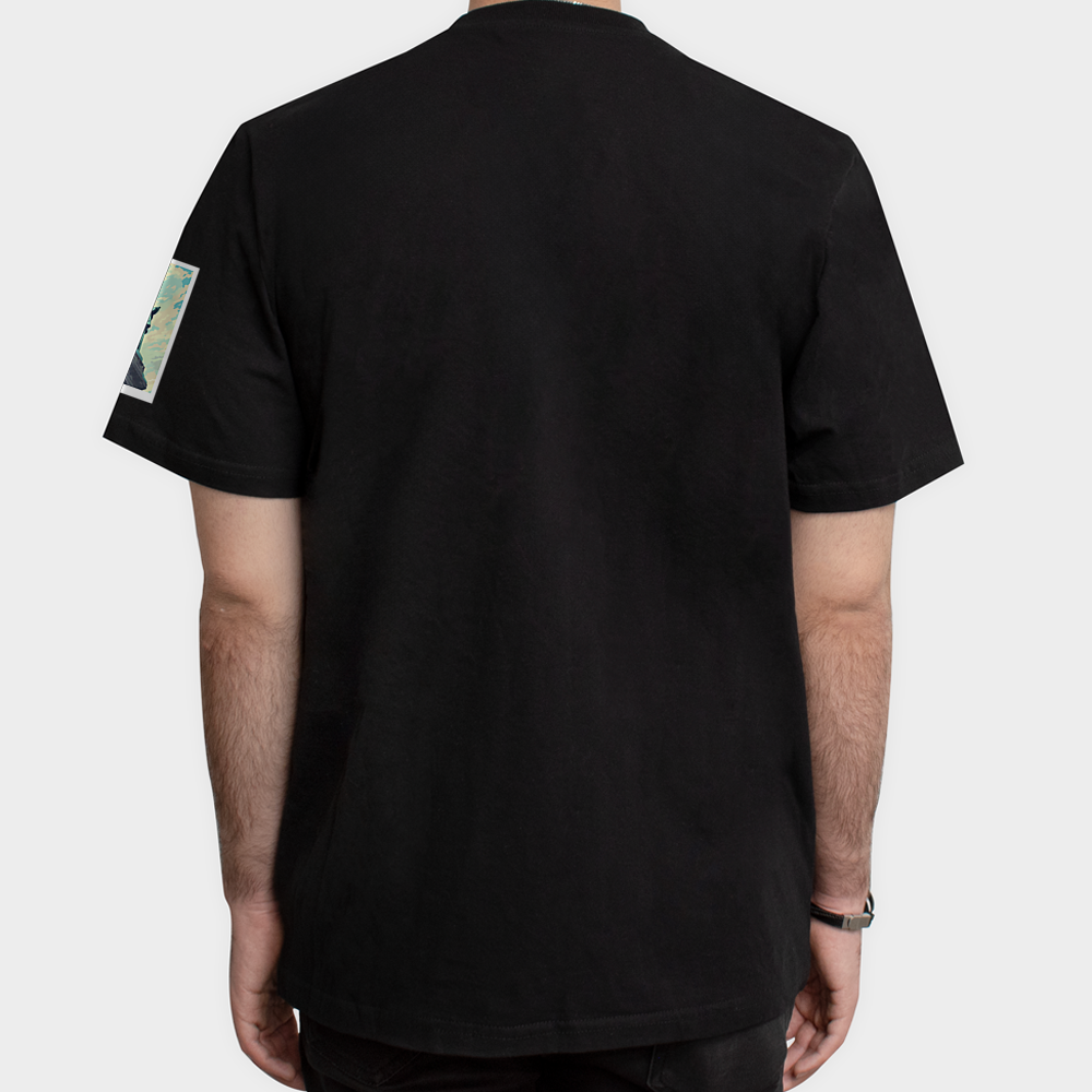 T shirt setنمای پشت - رنگ مشکی5